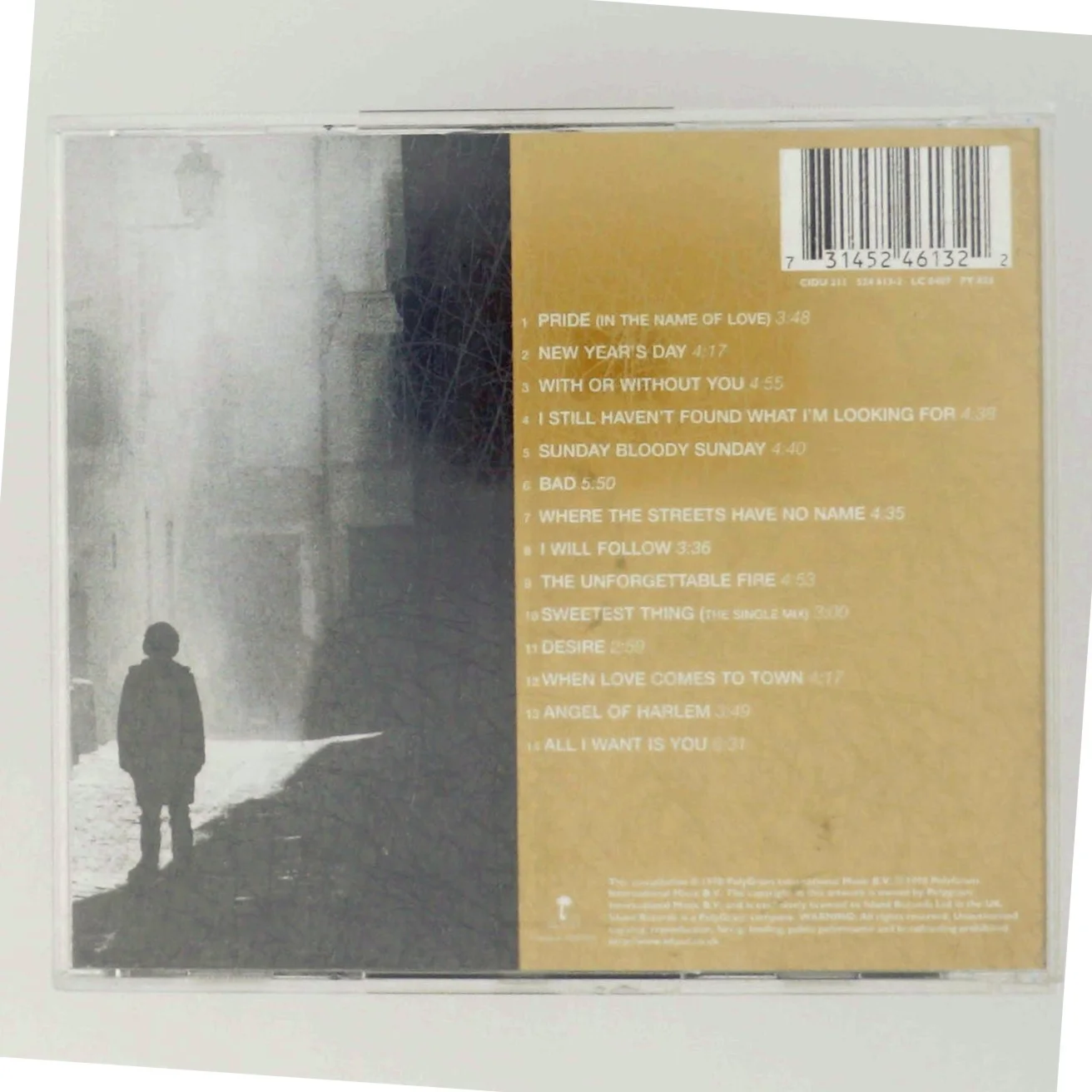 U2 - The Best of 1980-1990 CD fra U2