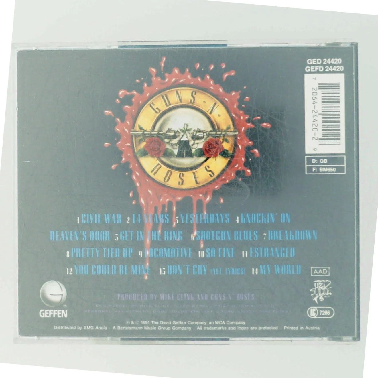 Guns N' Roses - Use Your Illusion II CD fra Geffen Records