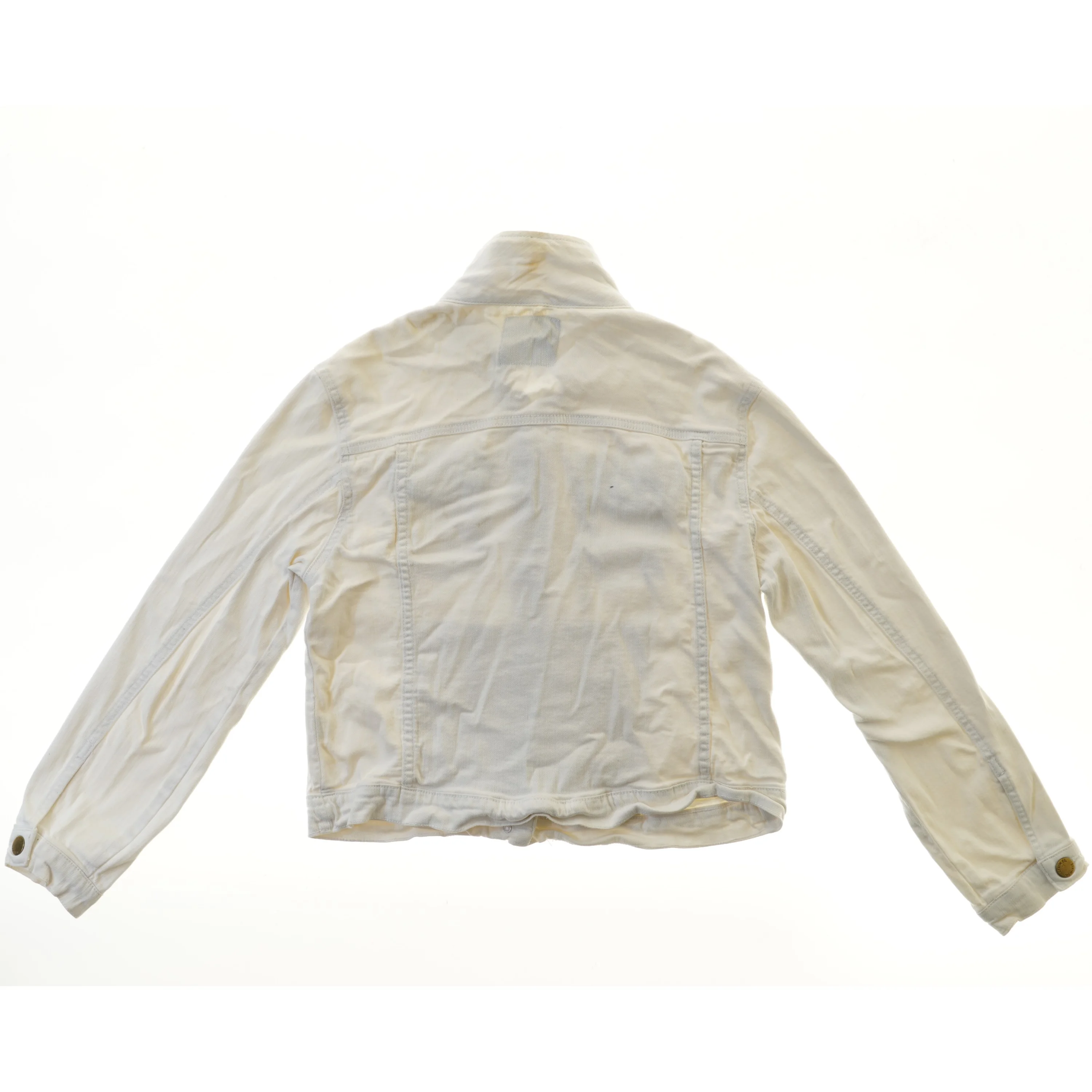 Hvid jakke fra Denim Co. (str.  bryst:39 længde:49 cm)