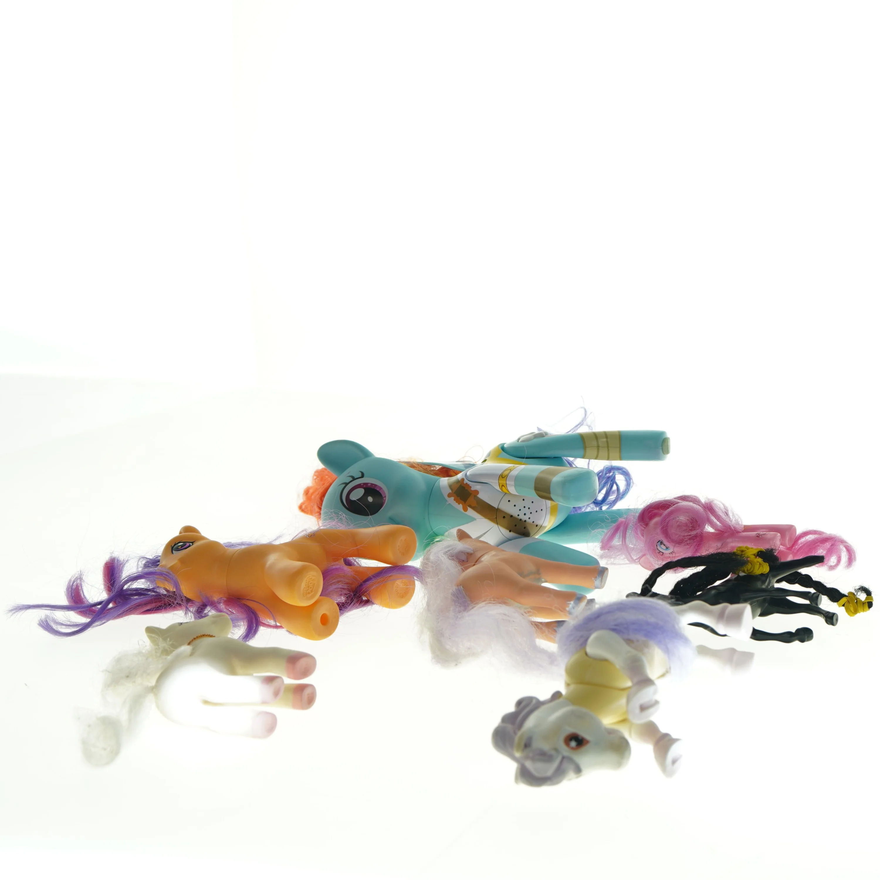 Samling af legetøjsheste