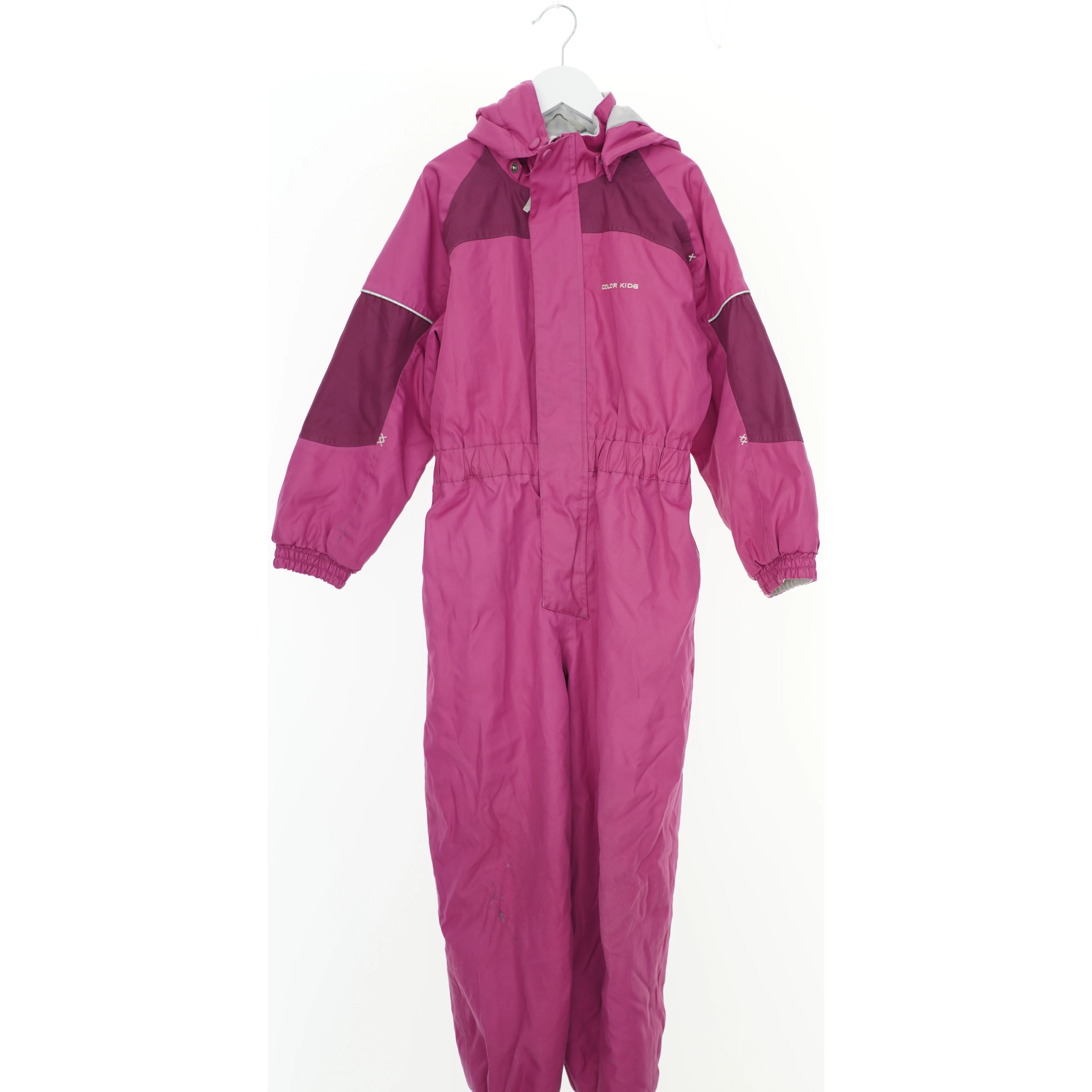 Pink flyverdragt med hætte fra Color Kids (str. 122)