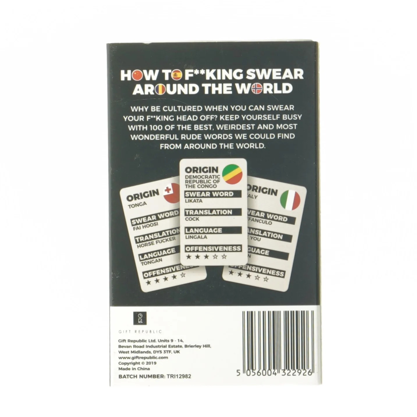 How to F**king Swear Around the World (Bog) (str. 15x3,5x9,5 cm)