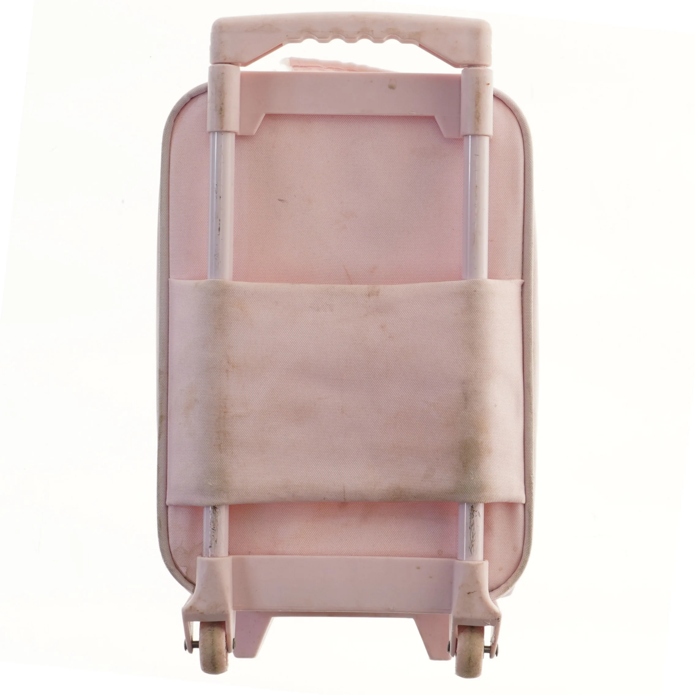 Lyserød børnekuffert med kattemotiv fra H&M (str. 41,5x23,5 cm)