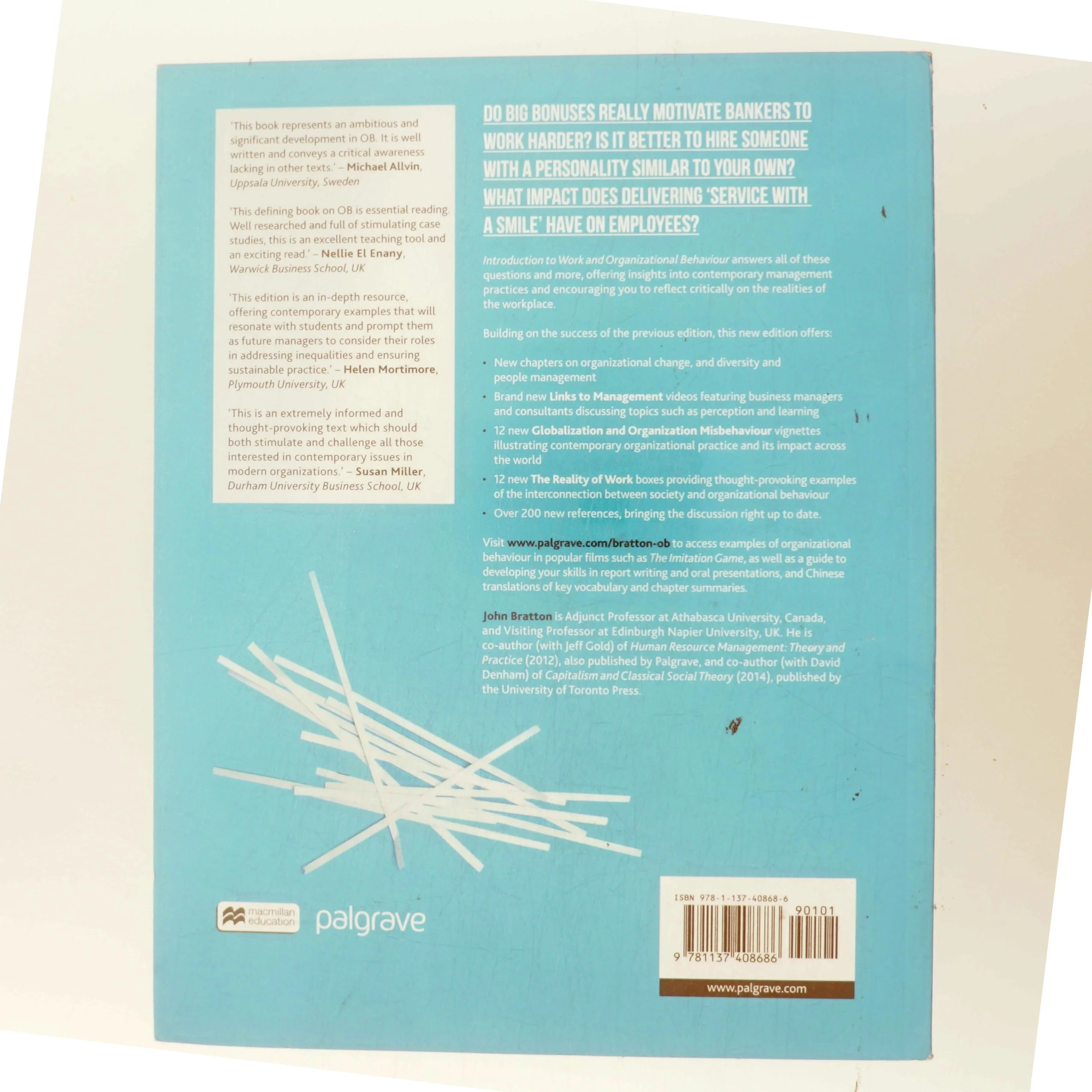 Introduction to work and organizational behaviour af John Bratton (Bog)