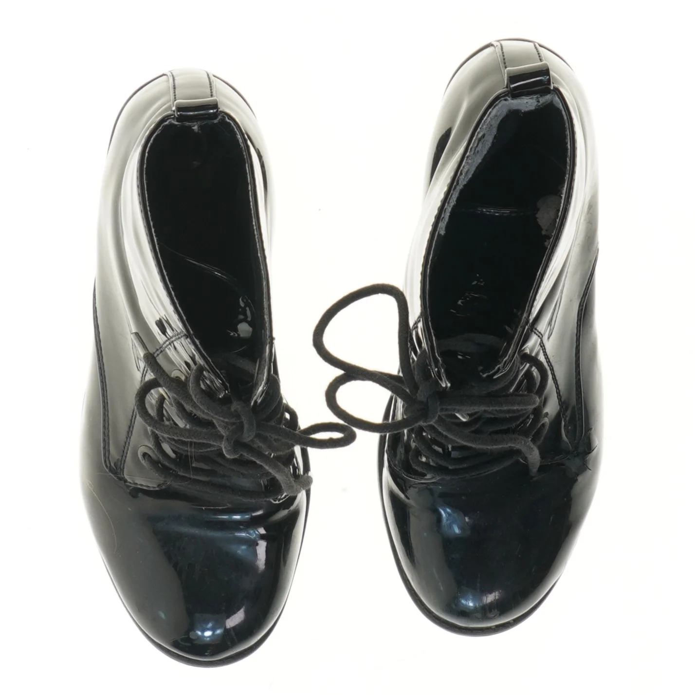 Læderstøvler med hæl (str. 38 )