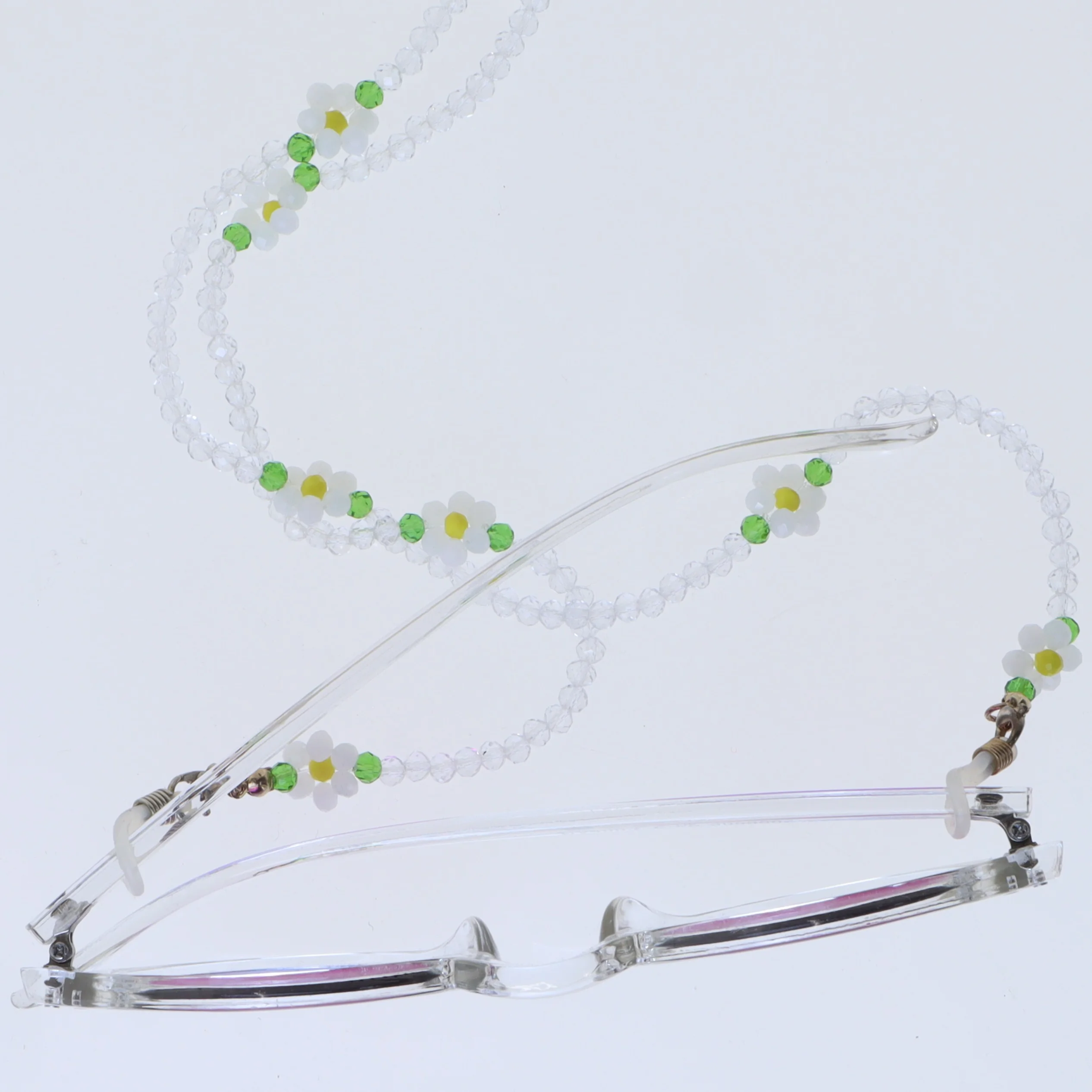 Solfarvede solbriller med brillestrop (str. 13 cm og 68 cm)