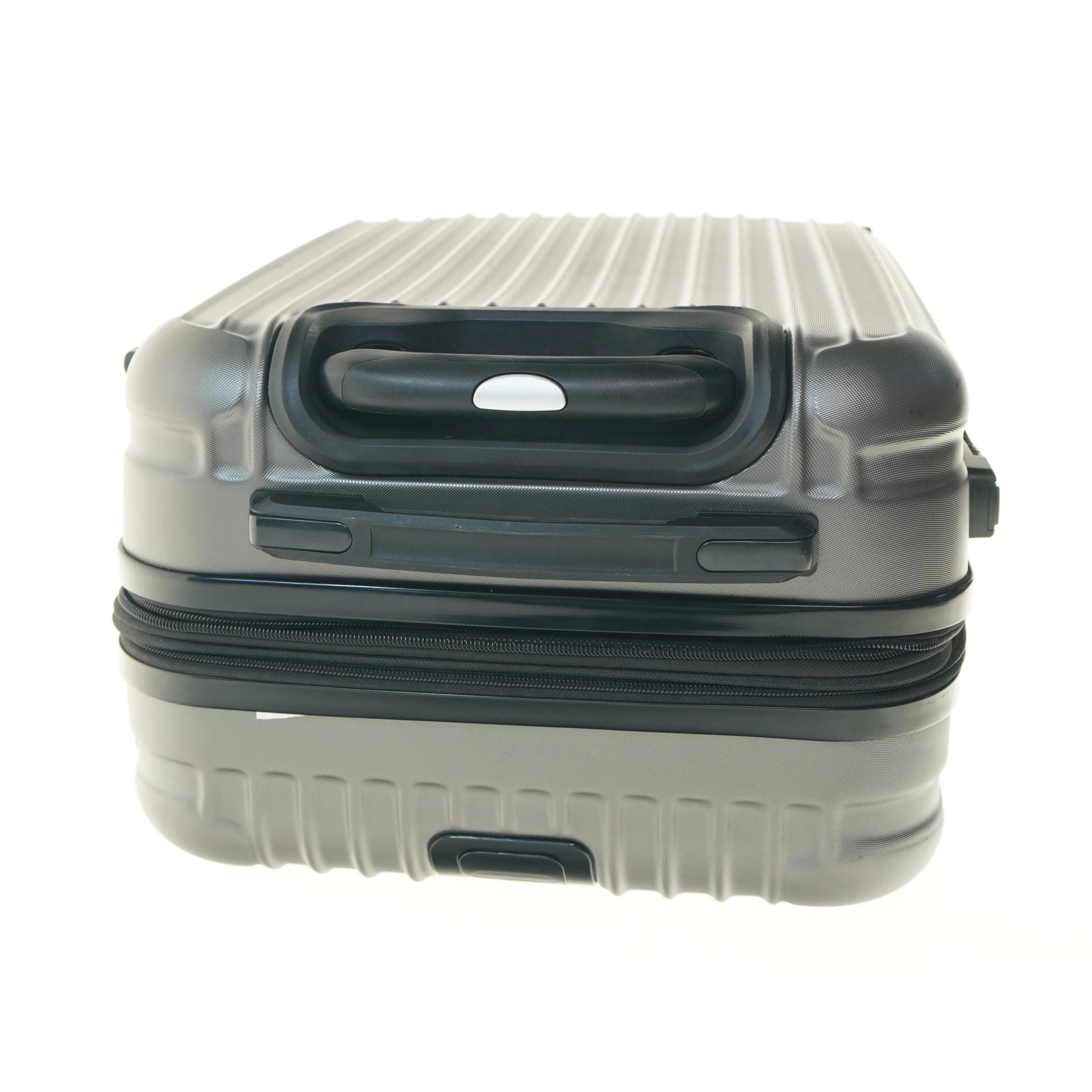 Grå kabinekuffert med hjul fra Uzo (str. 47x34 cm)