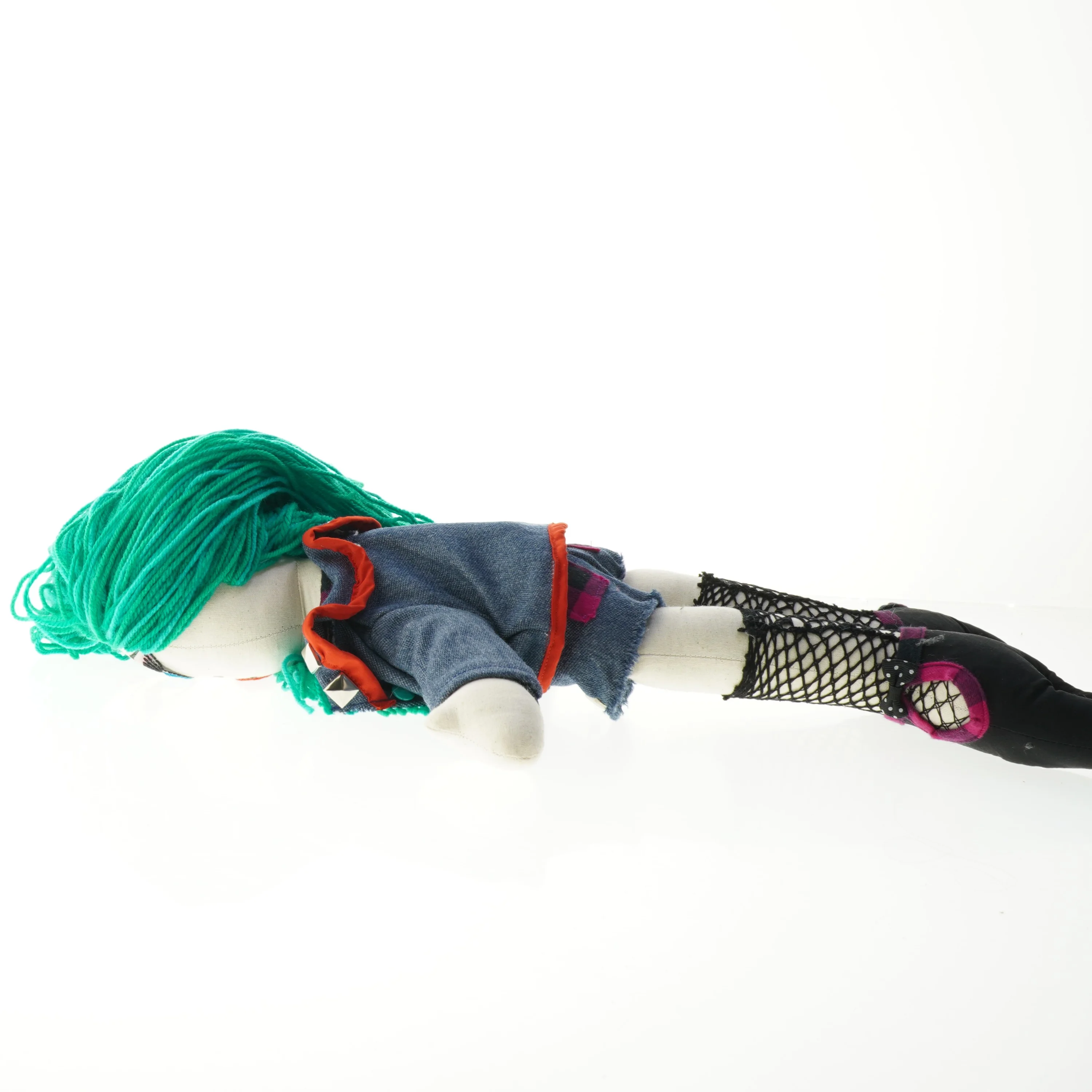 Rupauls drag race - Adore Delano Dukke med langt grønt hår (str. 50)