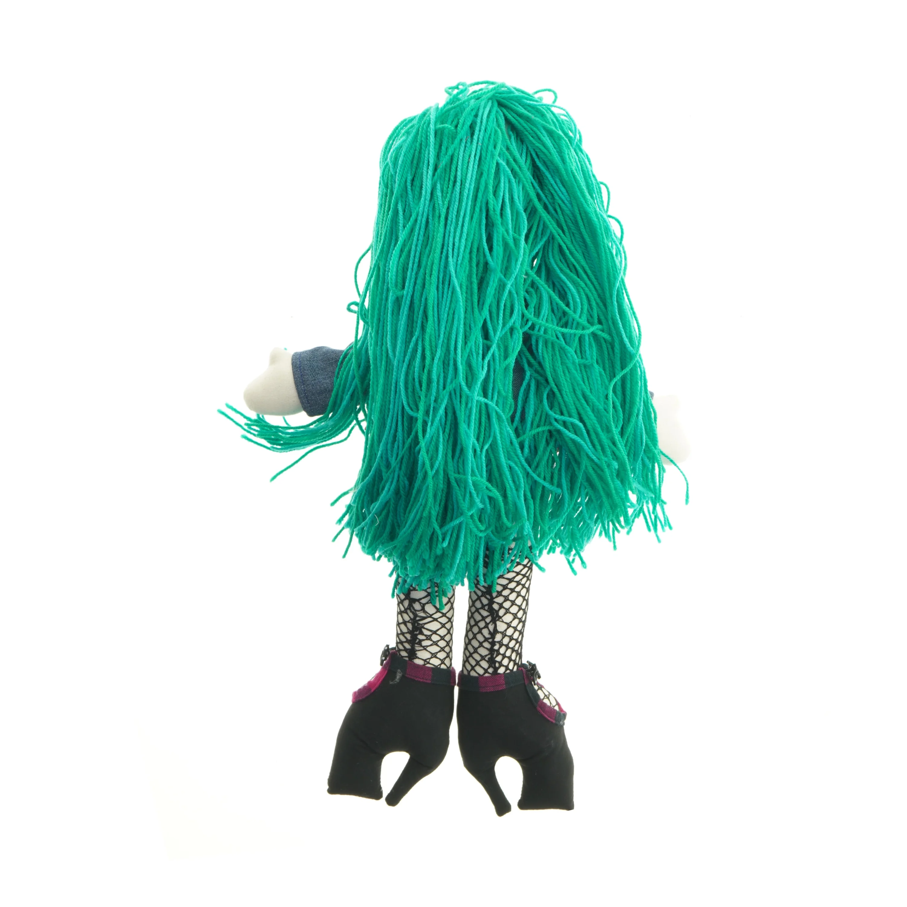 Rupauls drag race - Adore Delano Dukke med langt grønt hår (str. 50)