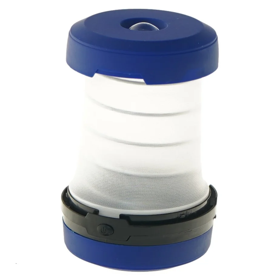 Sammenklappelig campinglanterne (str. Ø 8x5 cm)