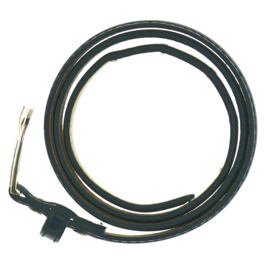 Læderbælte (str. Længde. 87 cm. brede. 1 cm)