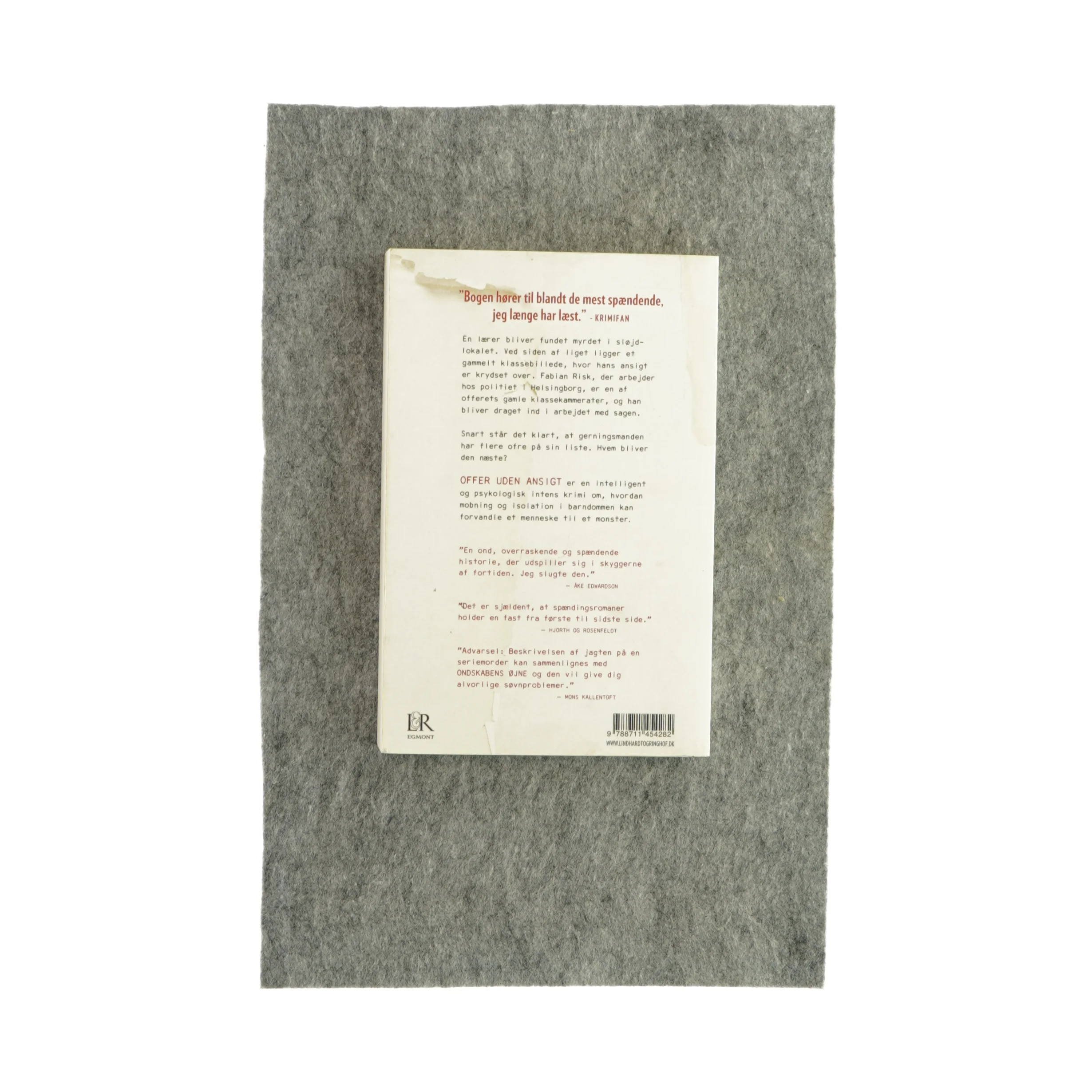 Offor uden ansigt af Stefan Ahnhem (bog)