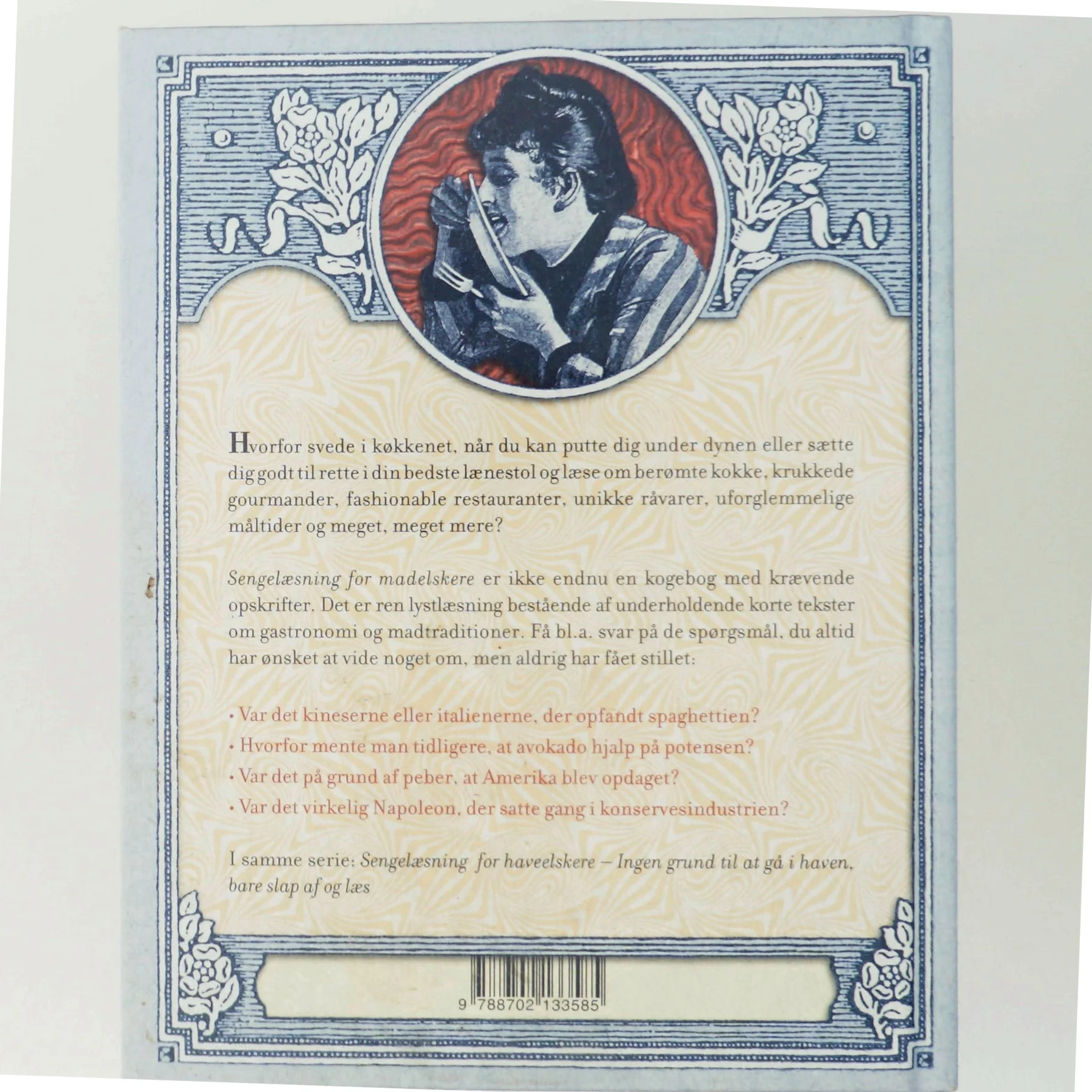 Sengelæsning for madelskere : ingen grund til at gå i køkkenet, bare slap af og læs af Claus Ib Olsen (f. 1943) (Bog)