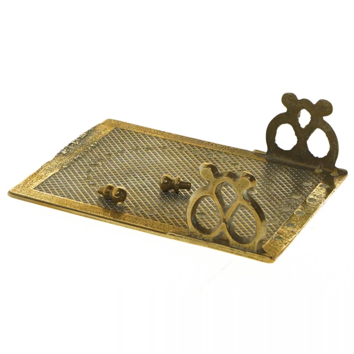 Messing solur (str. 14x12 cm)