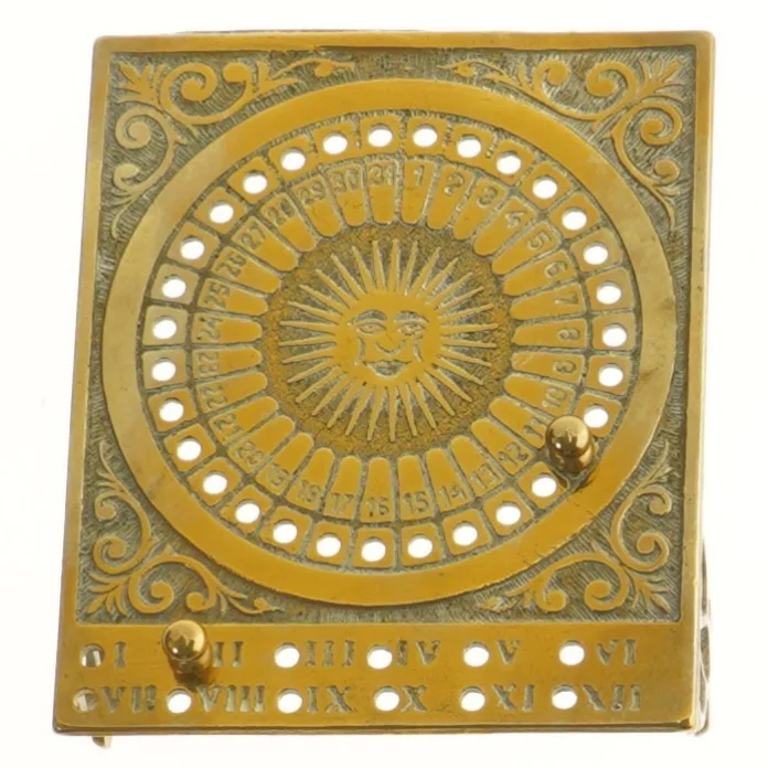 Messing solur (str. 14x12 cm)