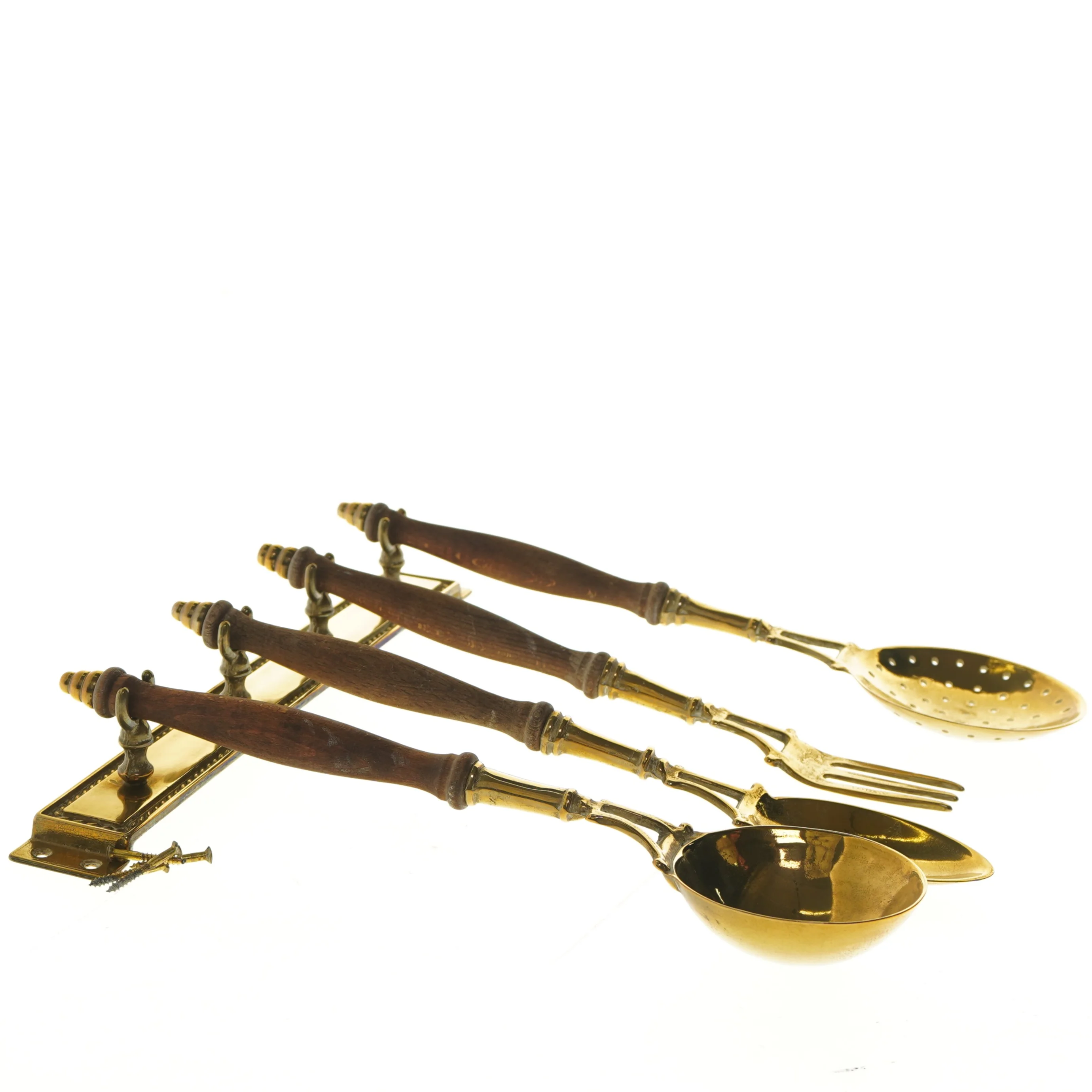 Vintage grydeske sæt med ophæng (str. 36,5 cm)