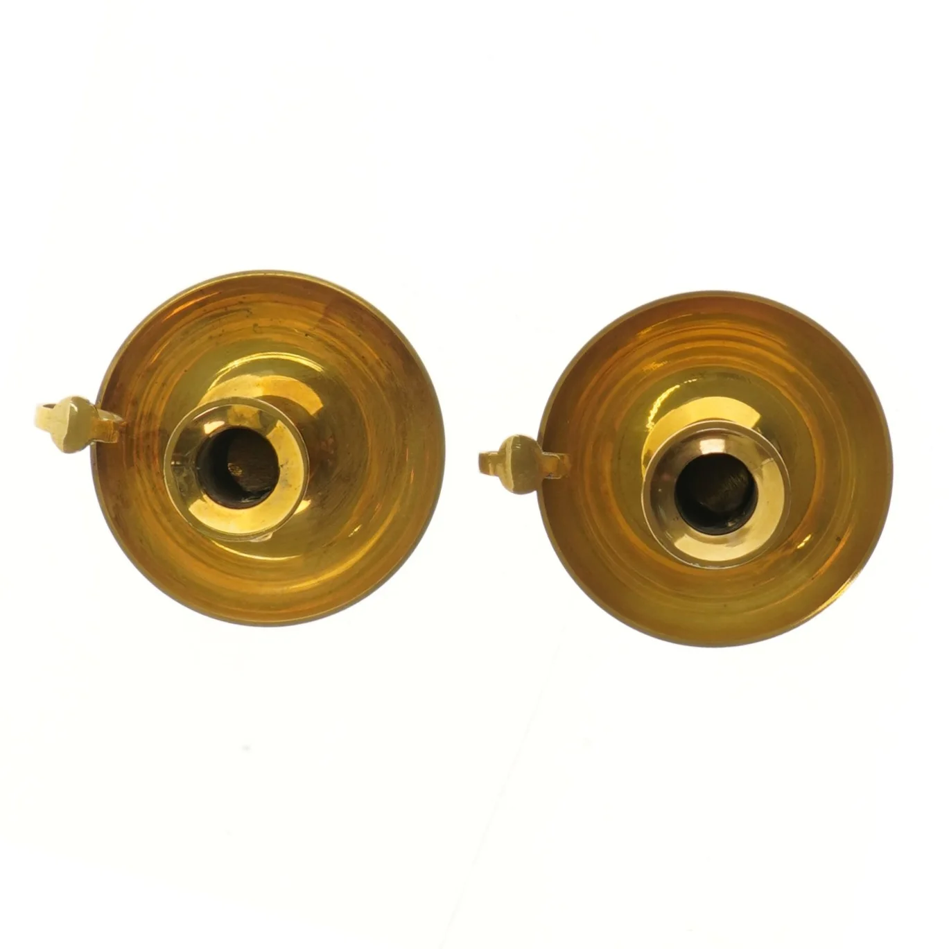 Antikke lysestager (str. 2 stk 11 cm)