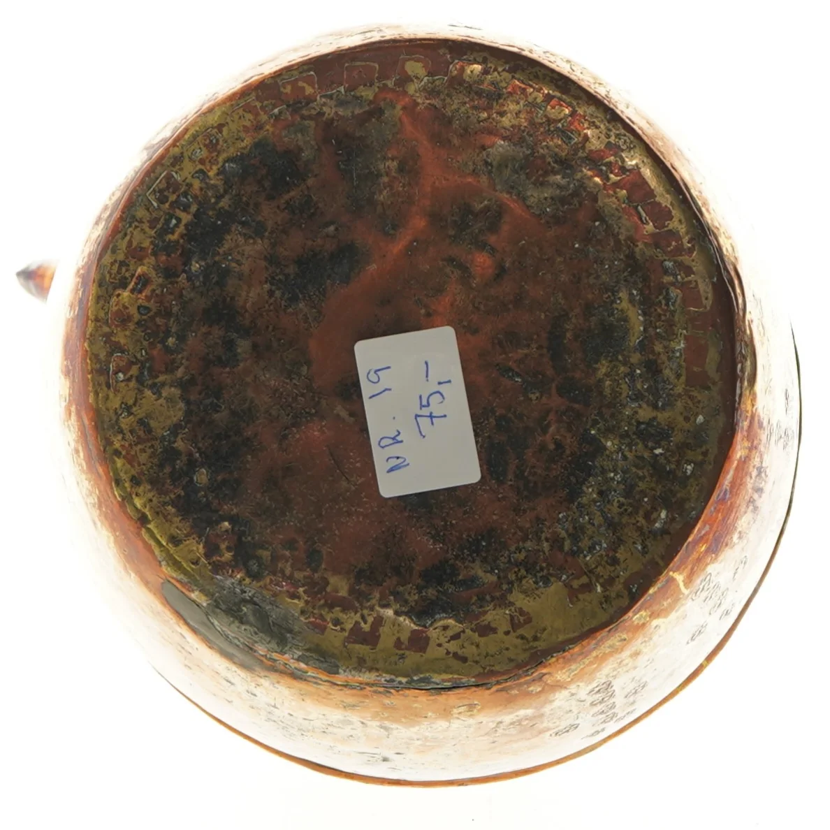 Gamle kobber vandkande (str. 30 cm)