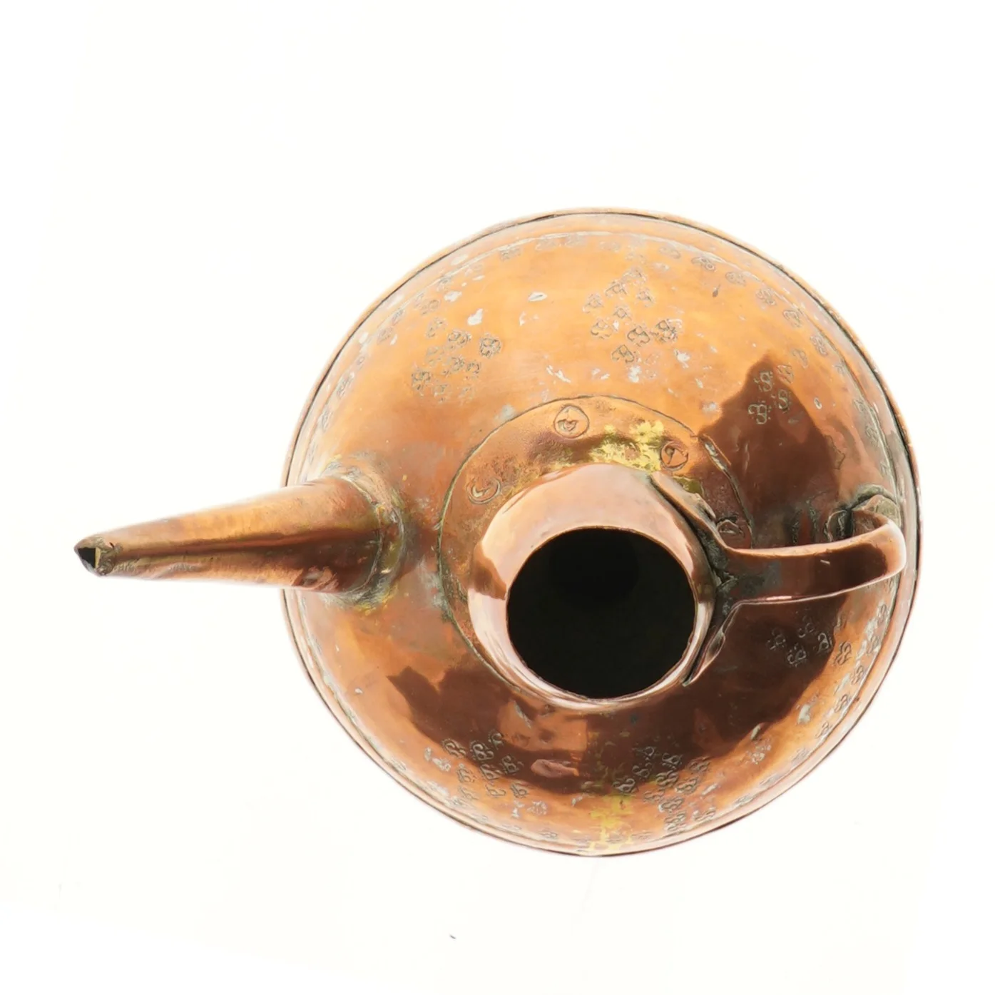 Gamle kobber vandkande (str. 30 cm)