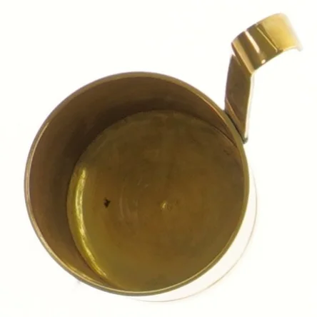 Messing målekop med håndtag (str. ø 6 cm, 16 cm)