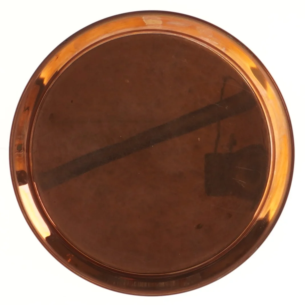 Rundt dekorativt fad (str. Ø 21 cm)