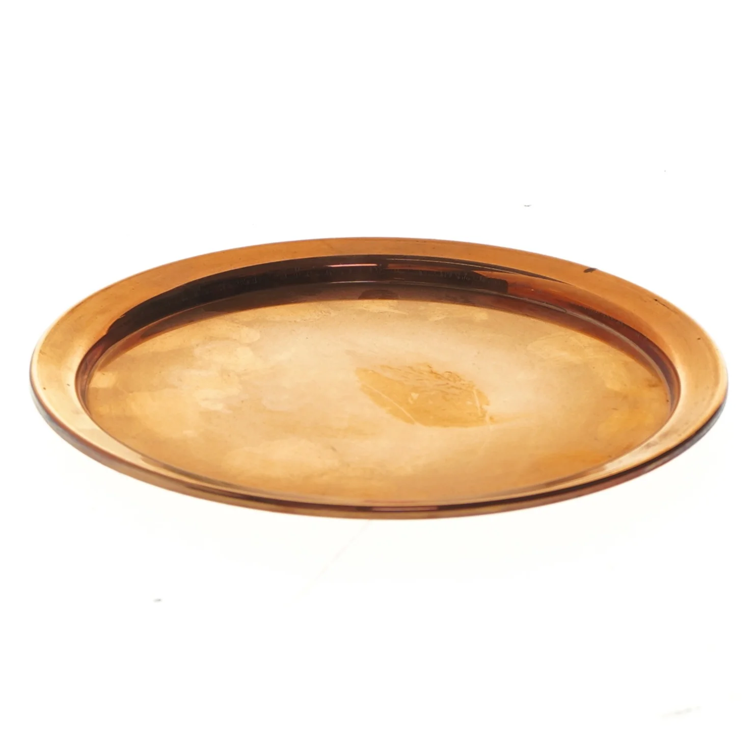 Rundt dekorativt fad (str. Ø 21 cm)