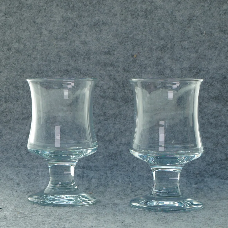 2 skibsglas fra Holmegaard (str. 15 x 9 cm)