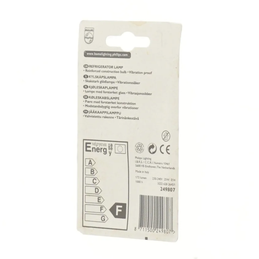 Philips køleskabslampe 25W fra Philips (str. 6 cm)