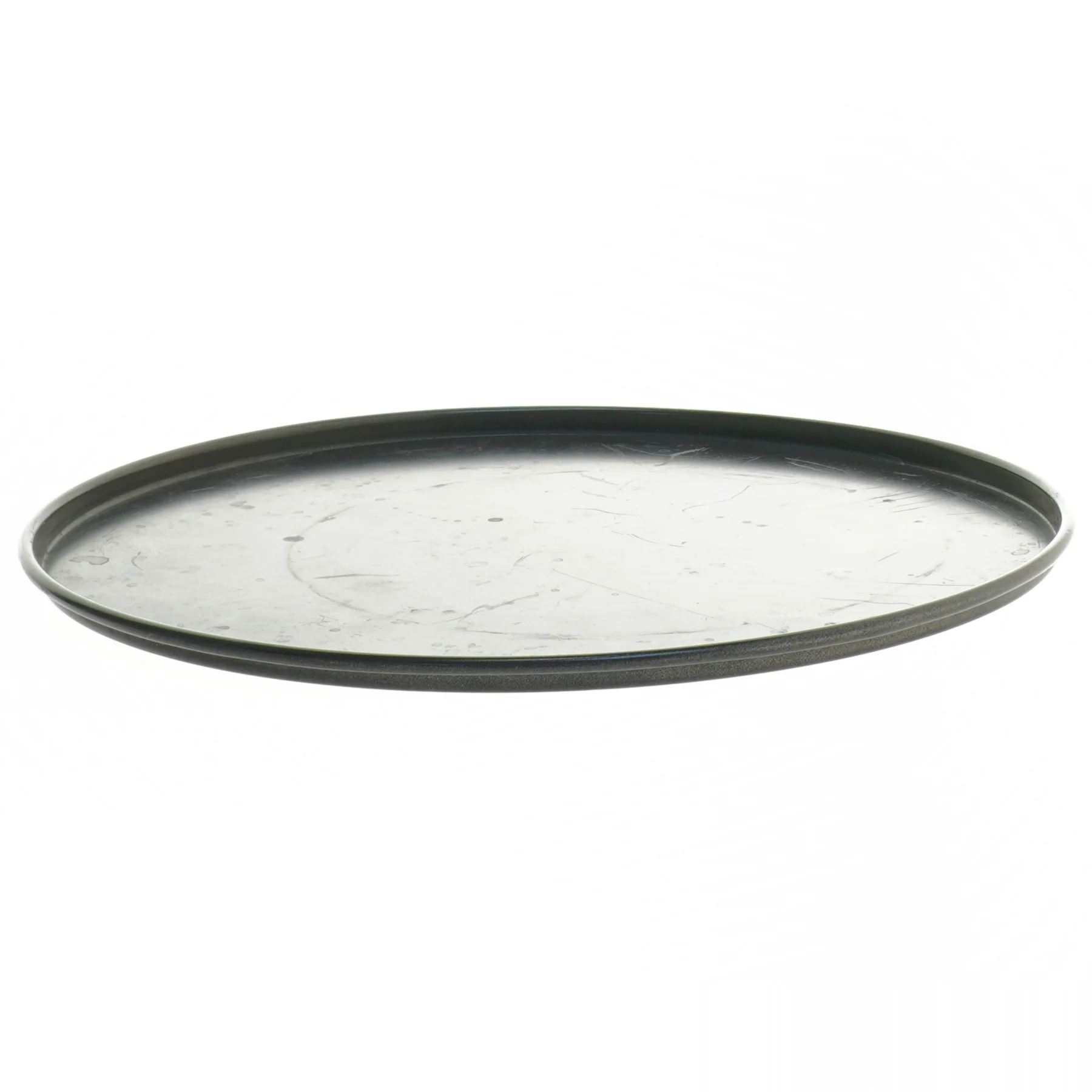 Sort cirkulær bakke (str. Ø 24,5 cm)