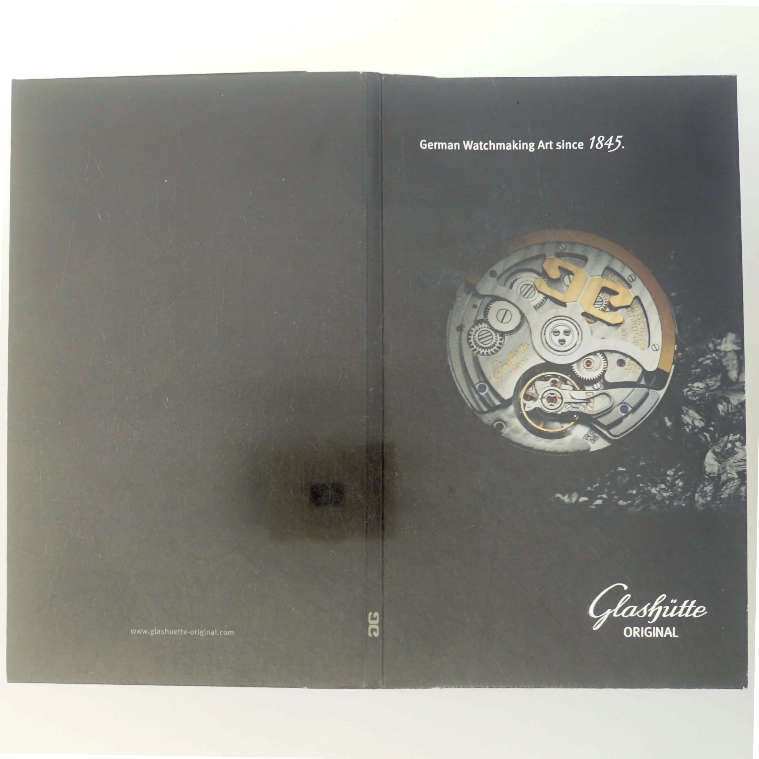 Reklamebrochure for ure fra Glashütte Original