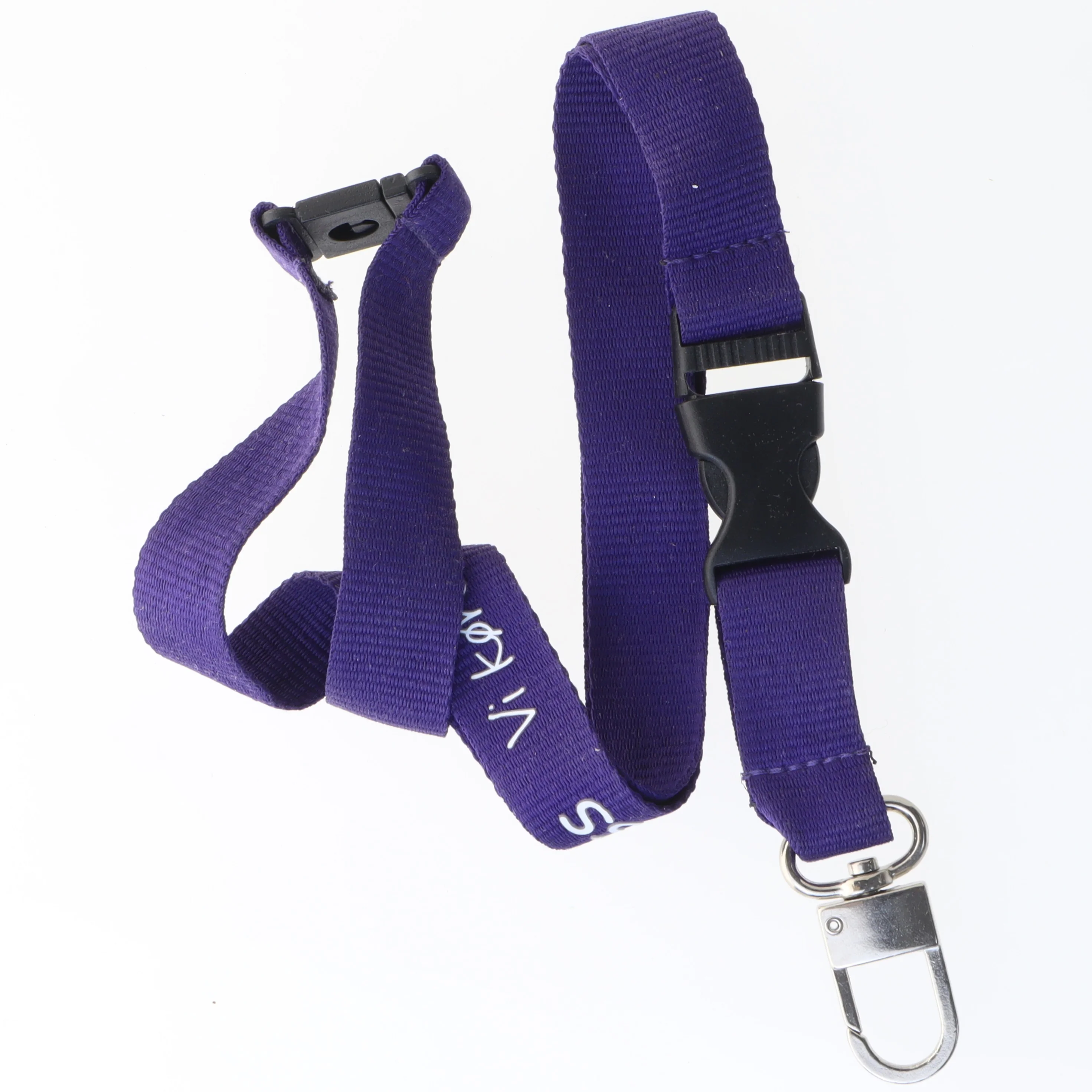 Lilla nøglesnor med karabinhage fra Nettbuss (str. 80 cm)
