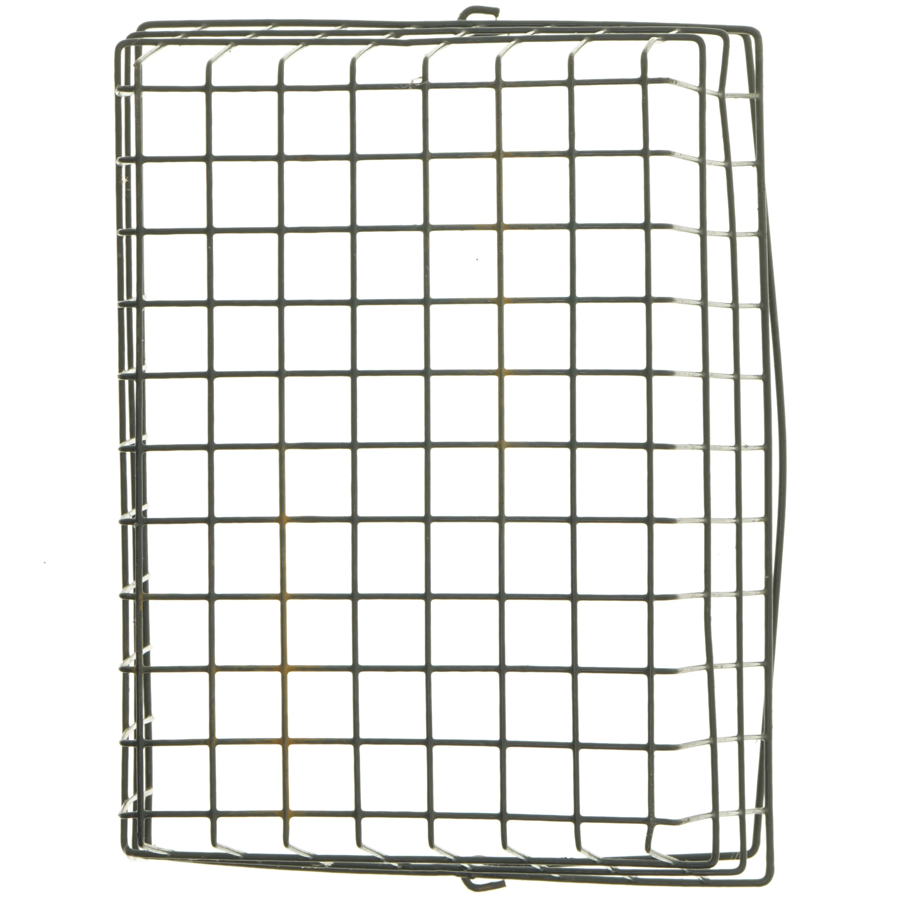 Metaltrådkurv (str. 40x30x18 cm)