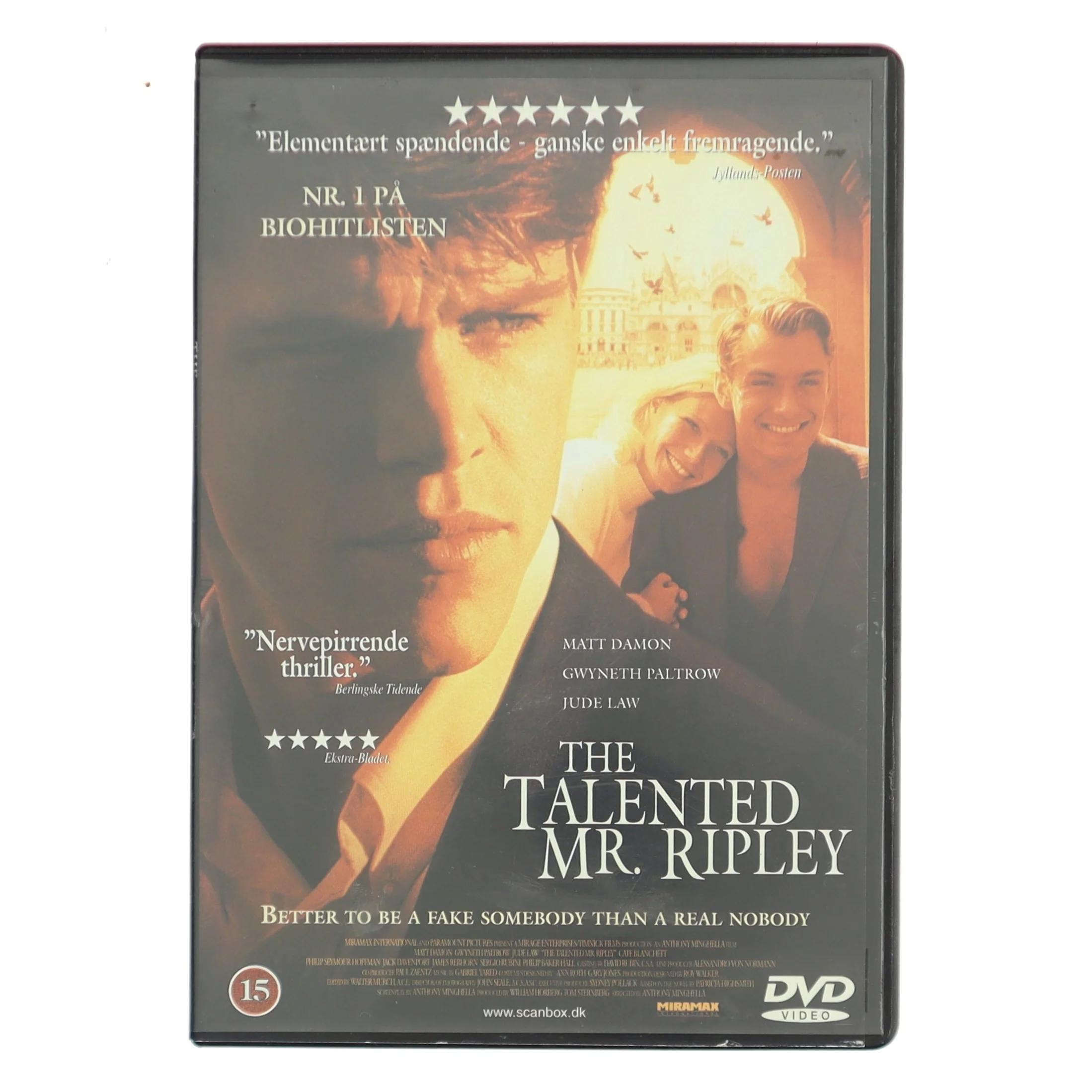 The Talented Mr. Ripley med Matt Damon (DVD)