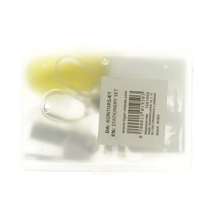 Kontorsæt fra Tiger (str. 9x7x3 cm)