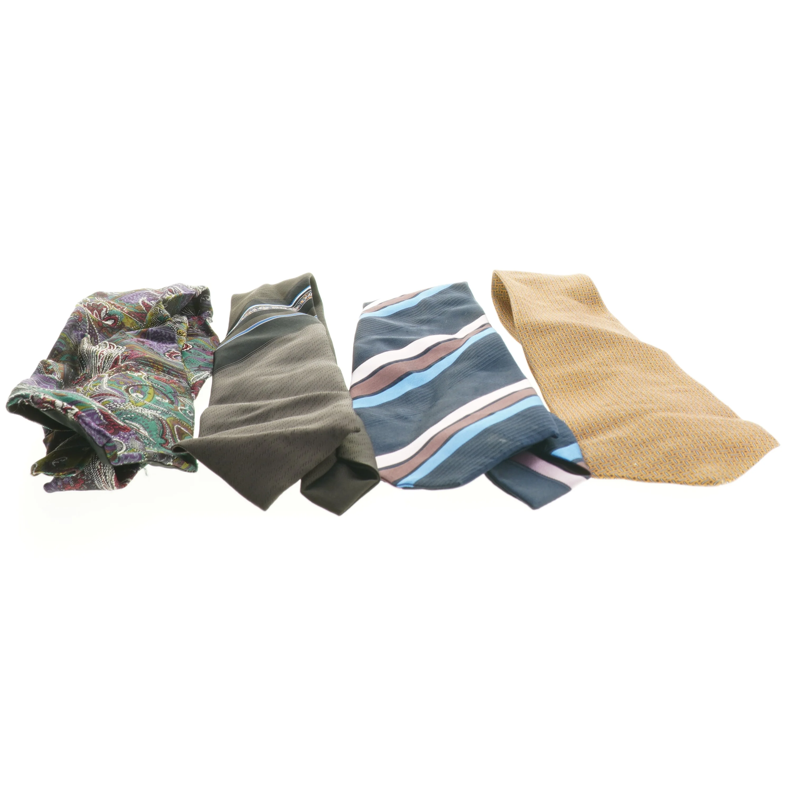 Fire forskellige slips (str. 120 cm)