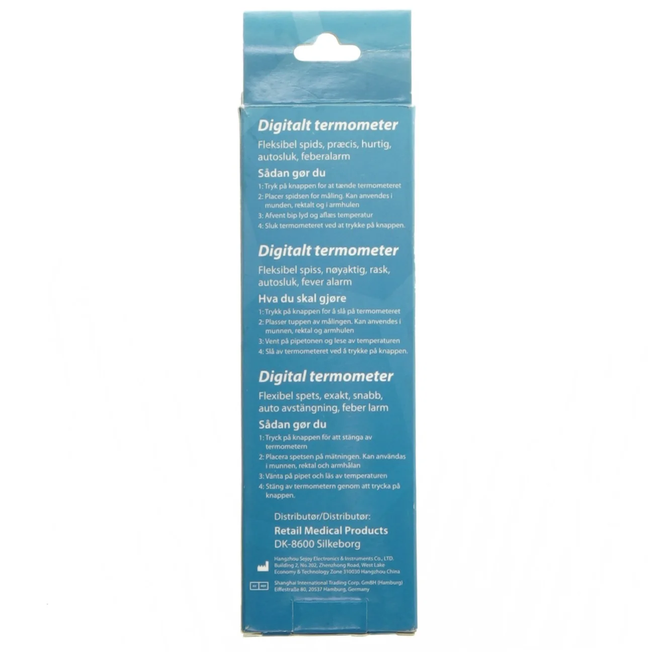 Fleksibelt digitalt termometer (str. 13 cm)