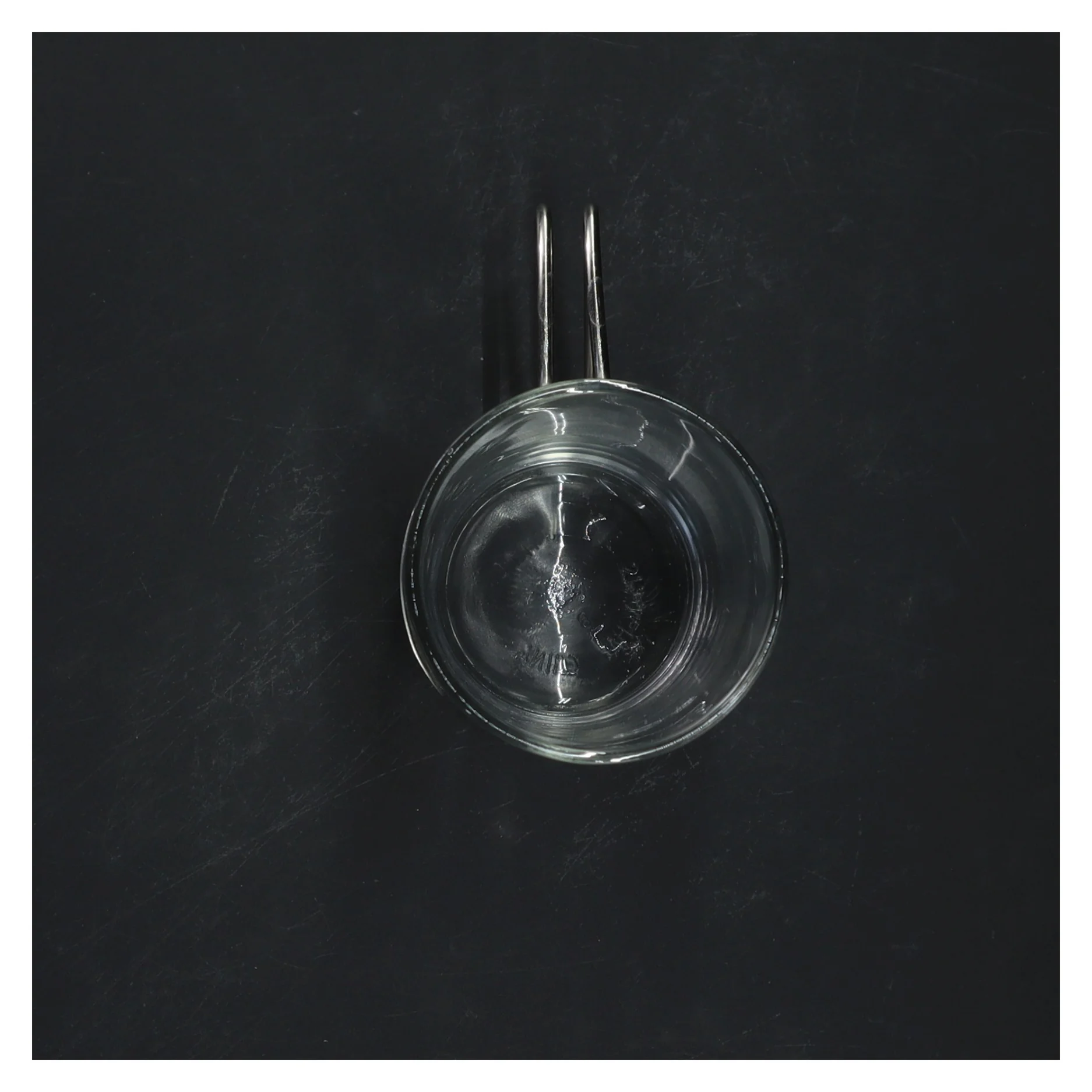 Glas med aftagelig hank (str. Ø 6x12,5 cm)