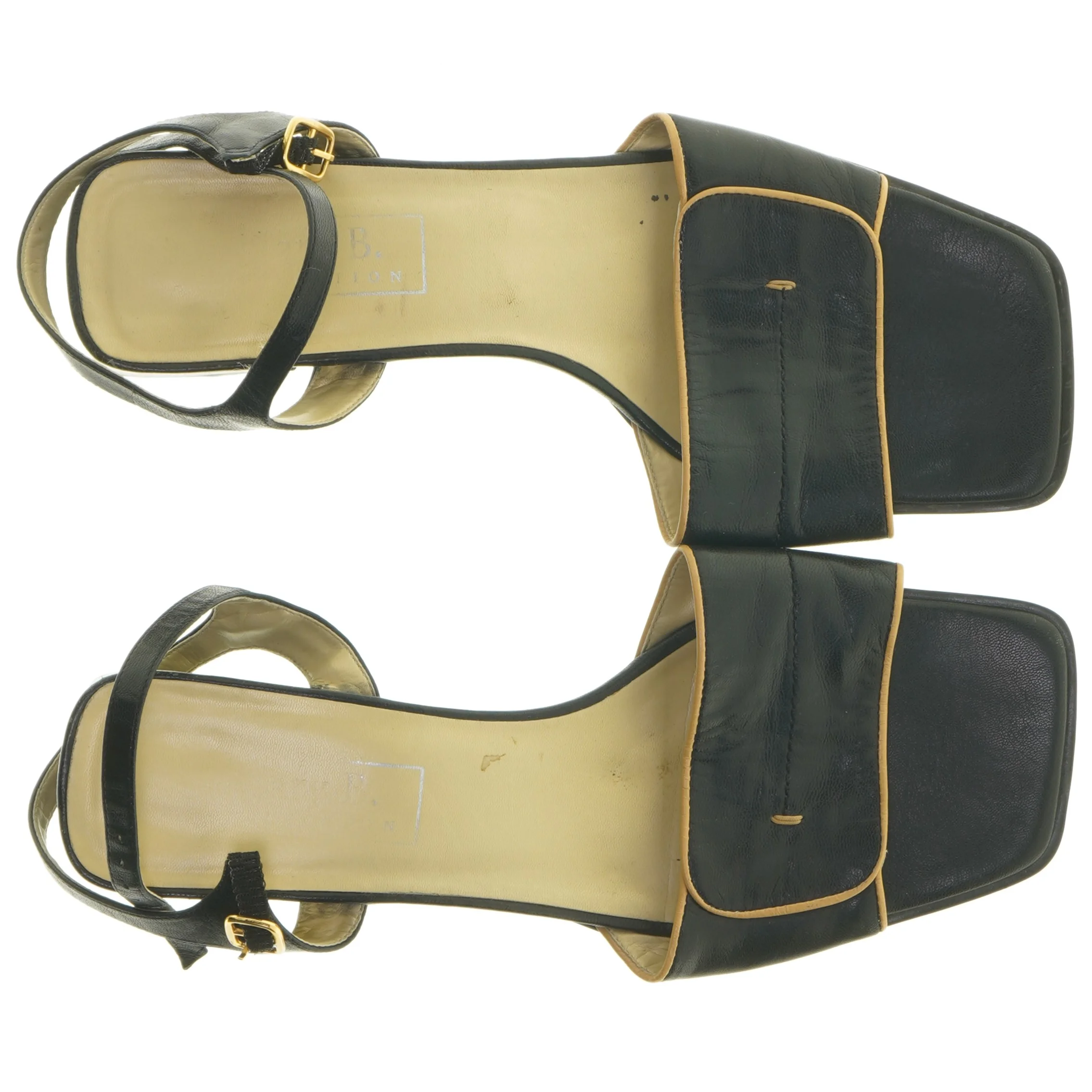 Sort hælsandal (str. 41 )