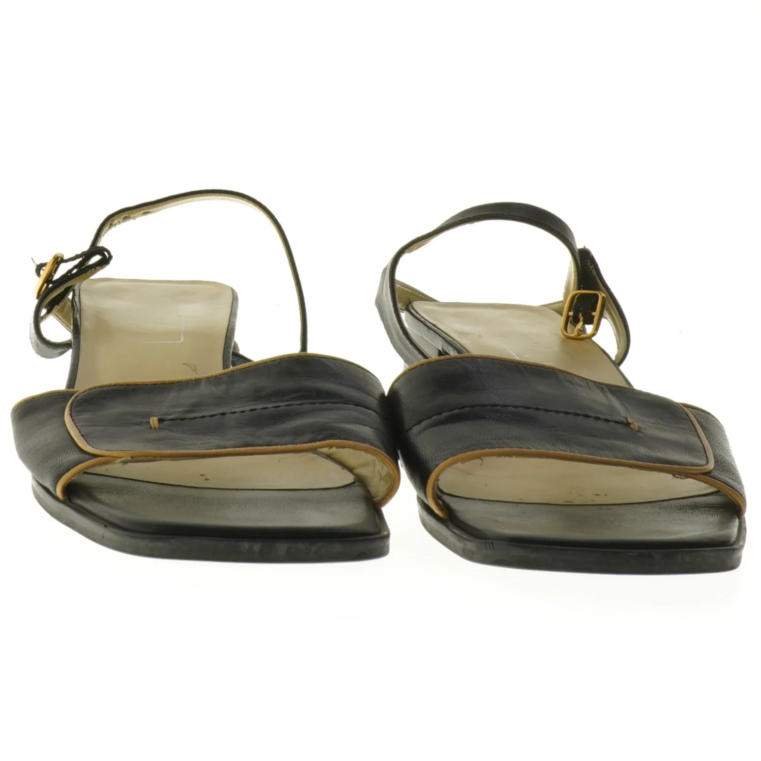 Sort hælsandal (str. 41 )