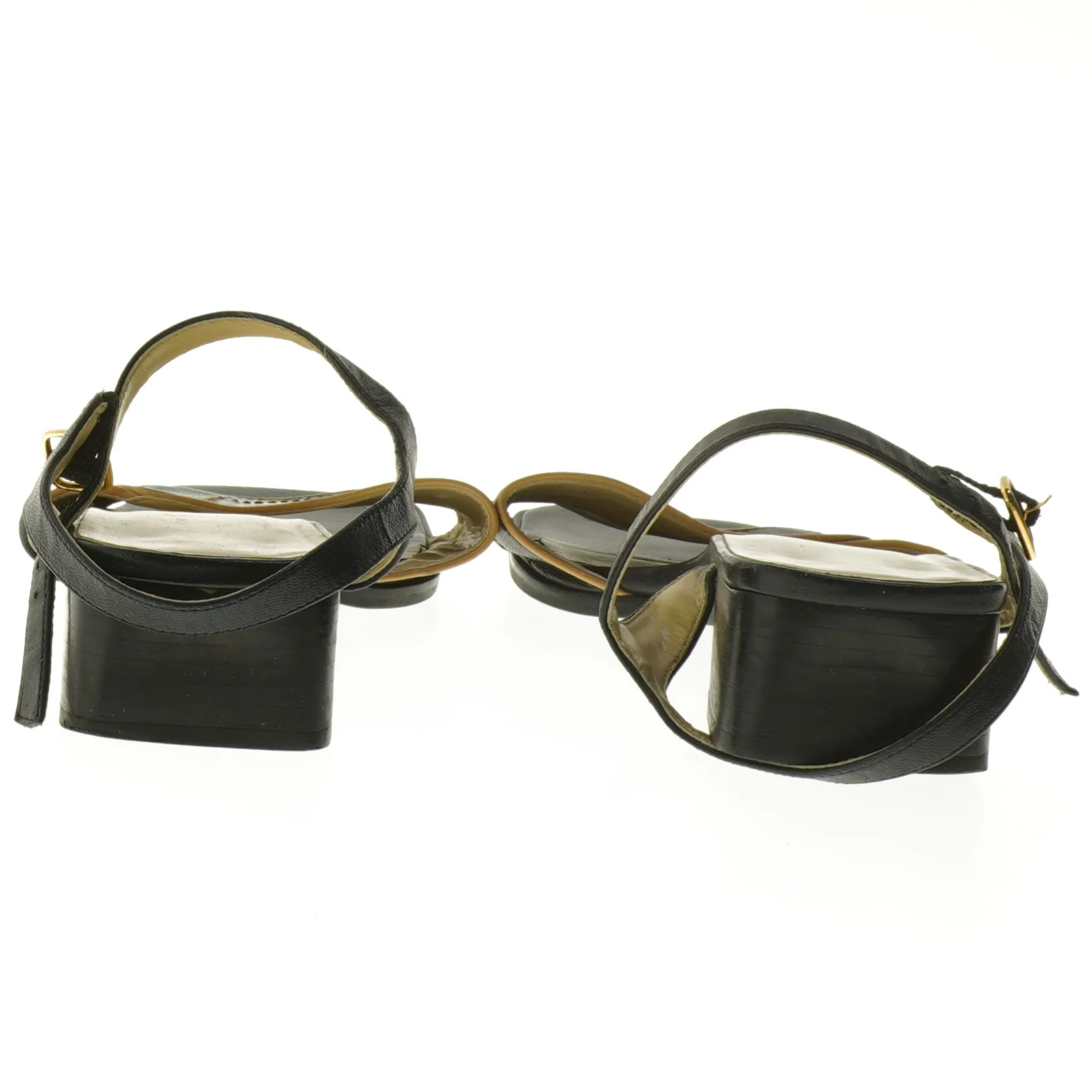 Sort hælsandal (str. 41 )