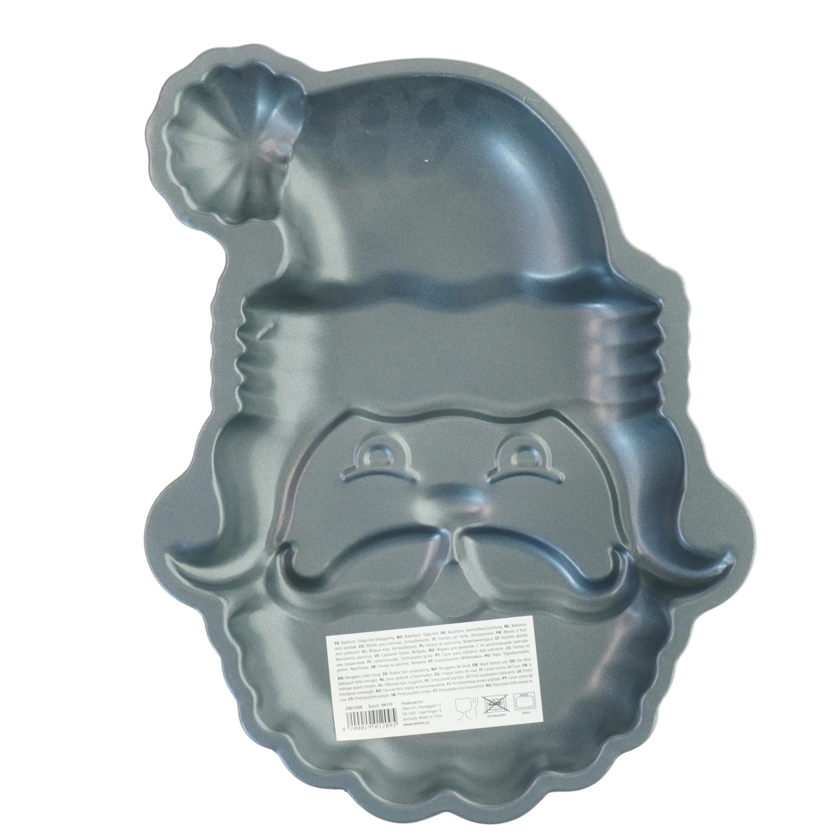 Bageform, julemand fra Tiger (str. 33x26x4 cm)