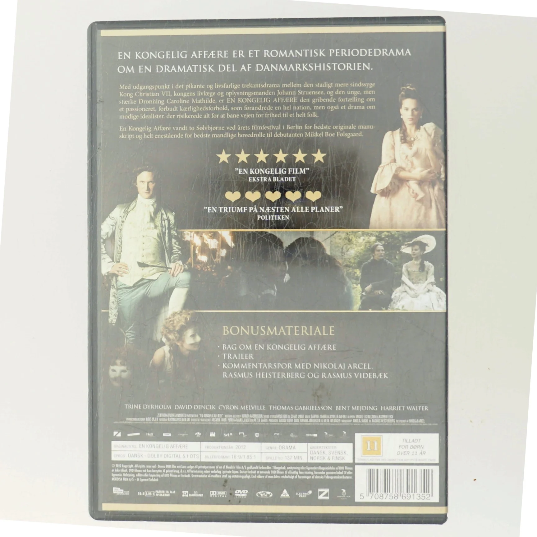 En Kongelig Affære med Mads Mikkelsen (DVD)