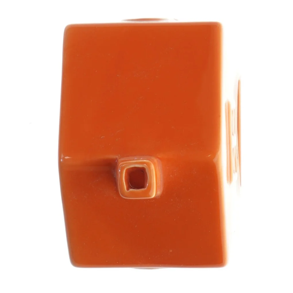 Keramikhus til fyrfadslys (str. 17x10,5x7 cm)