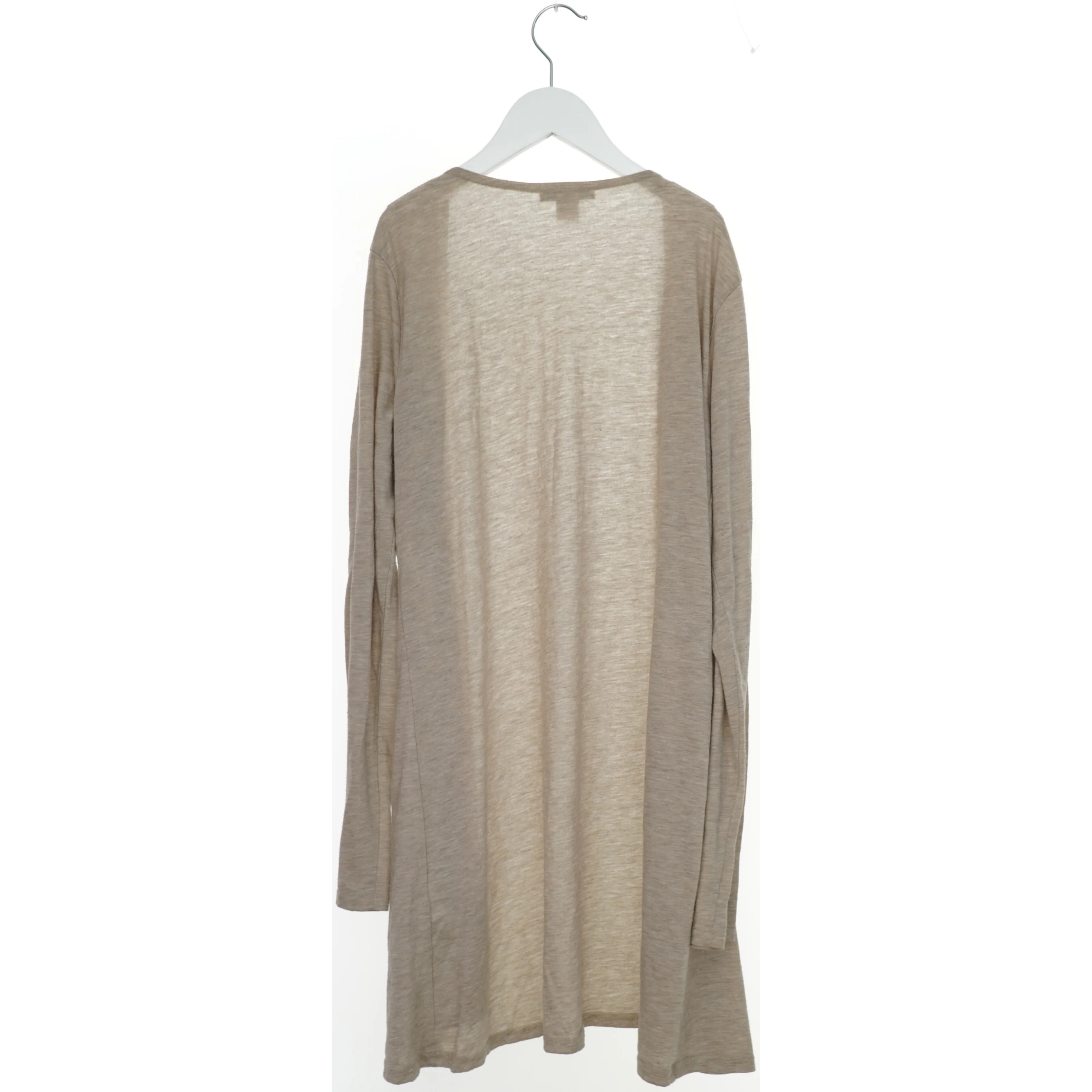 Lang beige cardigan fra Amisu (str. L)