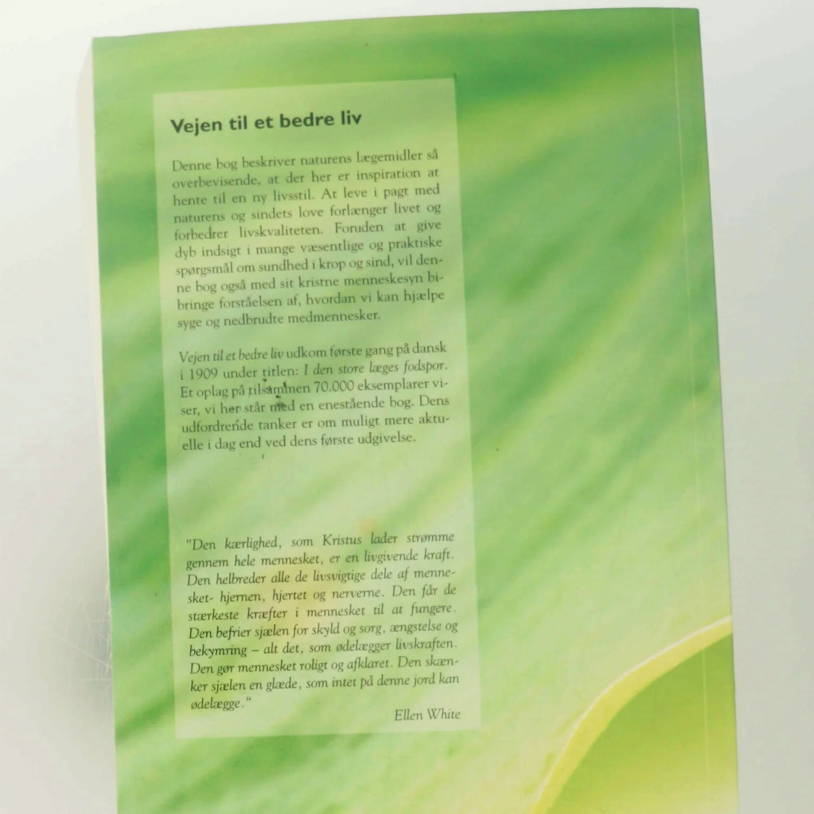 Vejen til et bedre liv af Ellen White (Bog)