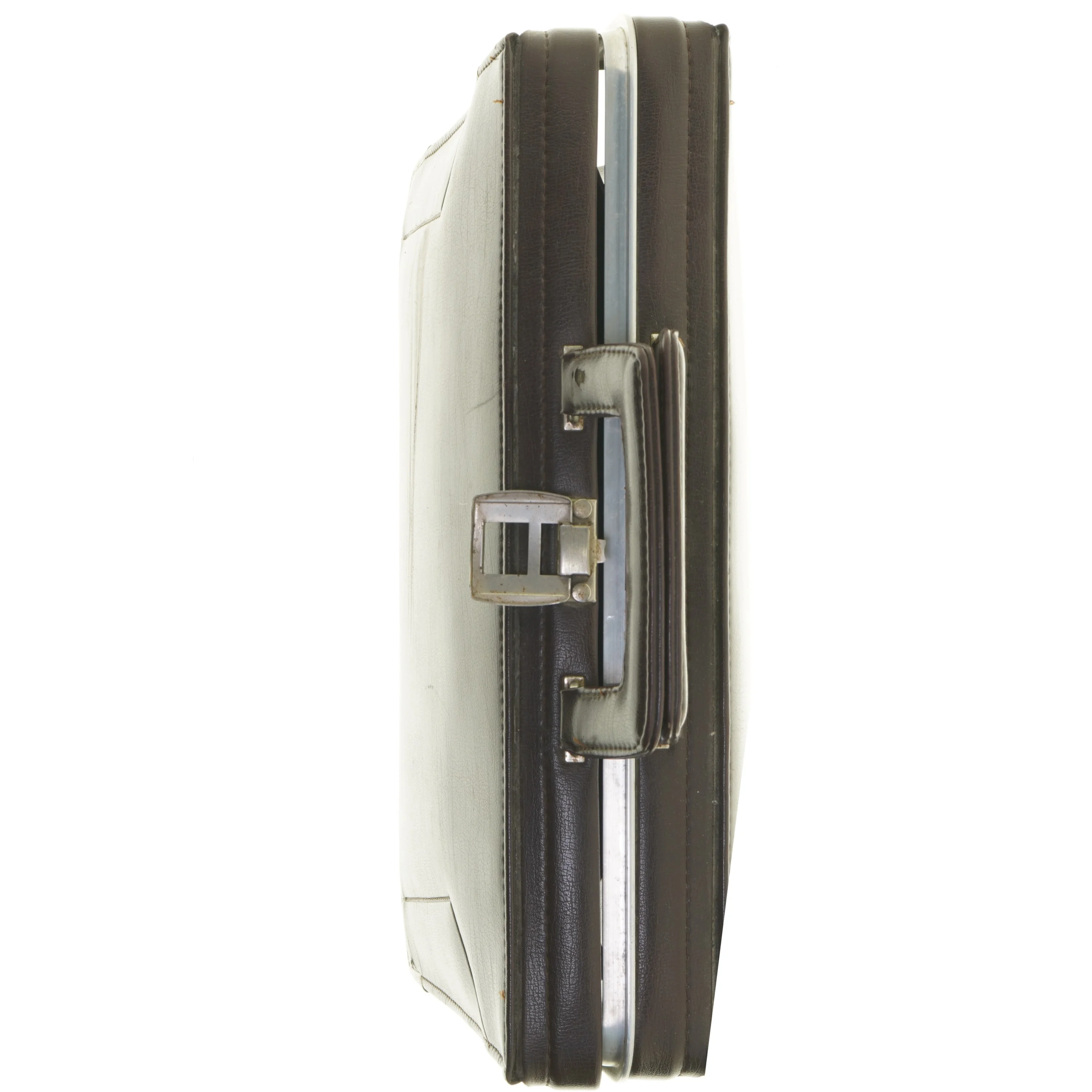 Brun dokumentmappe (str. 41x34x14 cm)