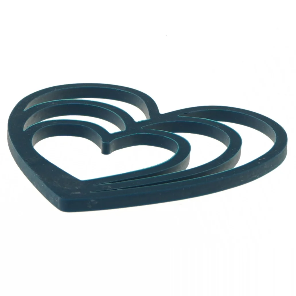 Hjerteformet bordskåner (str. 16x15 cm)