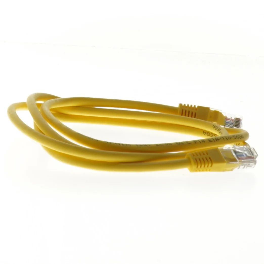 Gul Ethernet-kabel 140 cm (str. 140 cm)