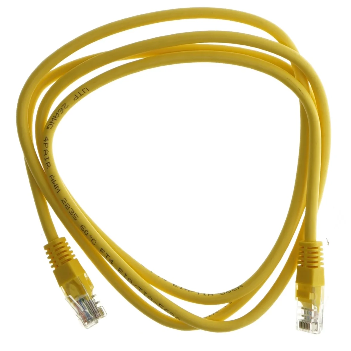 Gul Ethernet-kabel 140 cm (str. 140 cm)