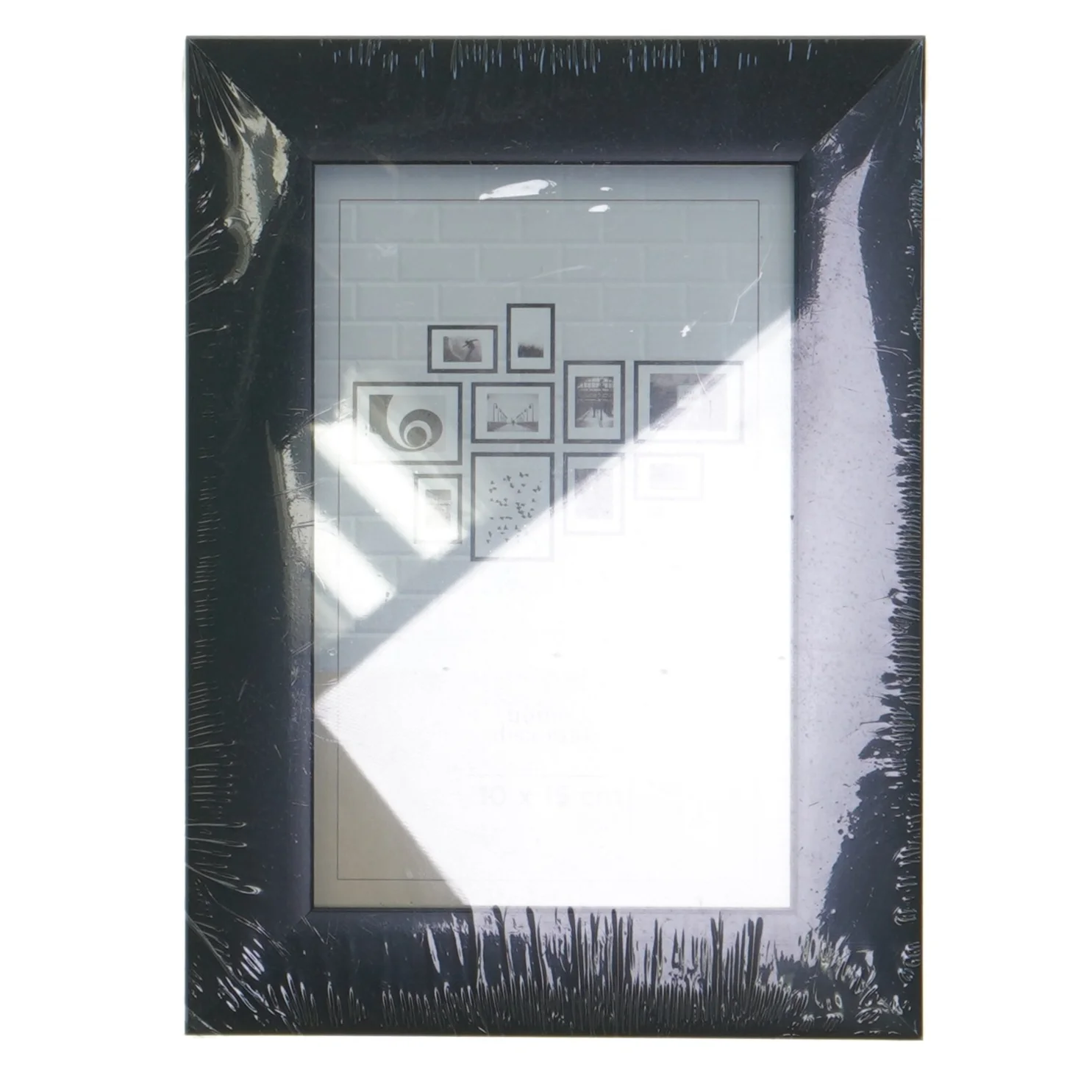 Sort billede ramme (str. 10x15 cm)